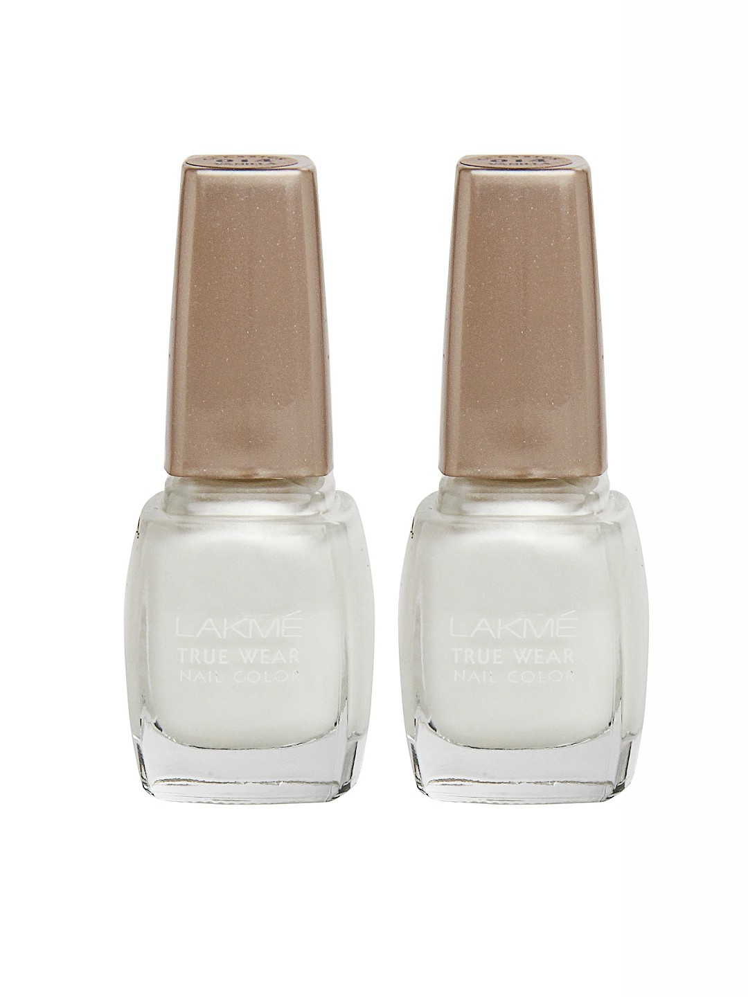 

Lakme Set of 2 True Wear Classics Vanilla Nail Color 014, White