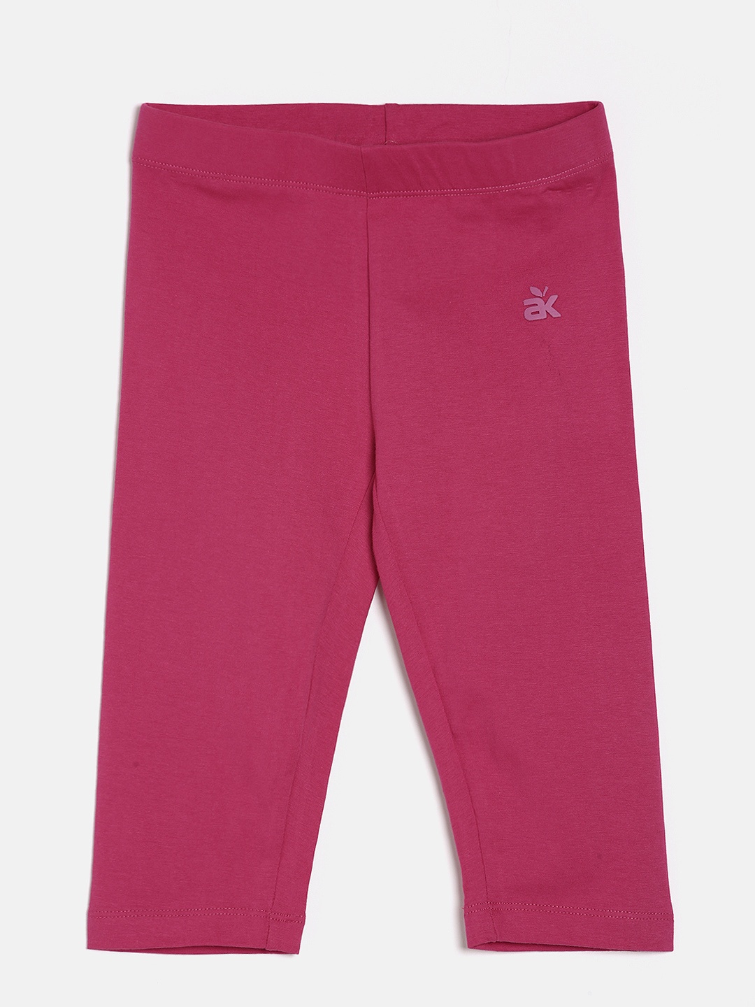 

Adams kids Girls Pink Solid Leggings