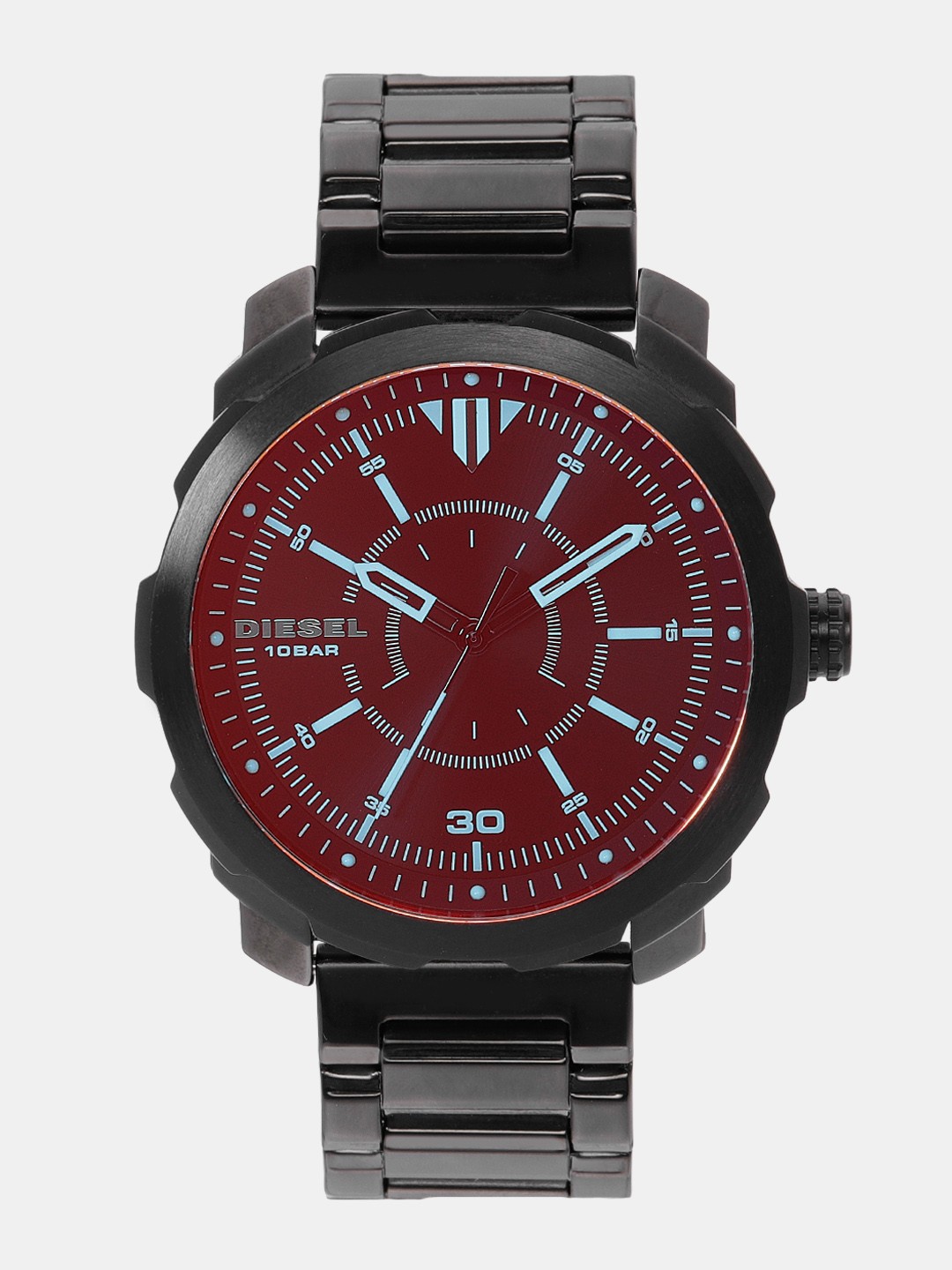 

DIESEL Men Charcoal Grey Analogue Watch DZ1737I