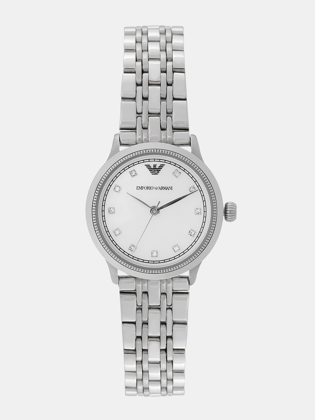 

Emporio Armani Women Off-White Analogue Watch AR1803I_OR1