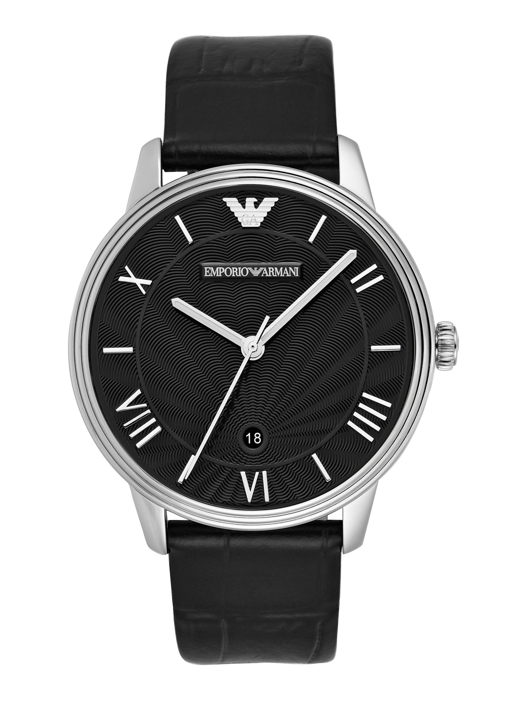 

Emporio Armani DINO Men Black Analogue Watch AR1611