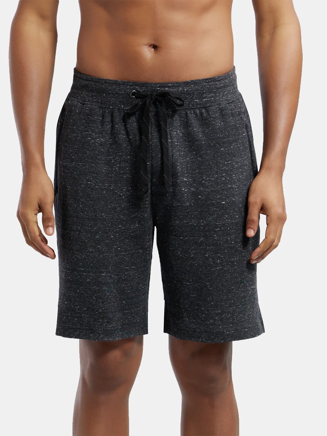 

Jockey Men Pure Cotton Shorts, Charcoal