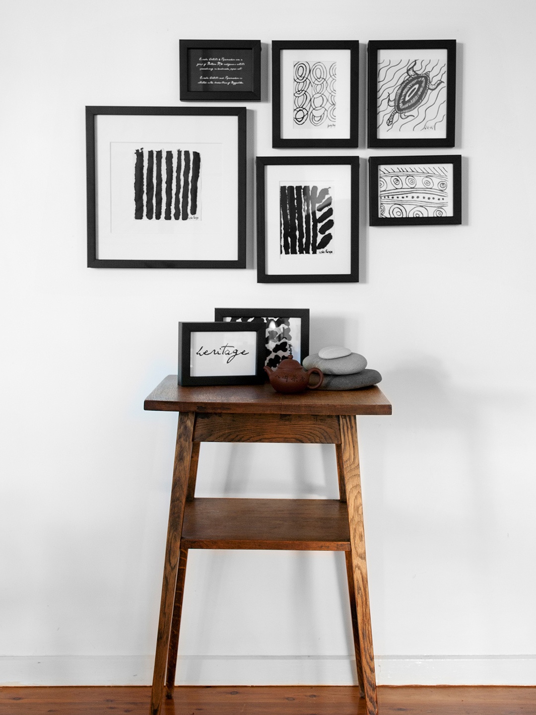 

Art Street Set of 6 Black Photo Frames