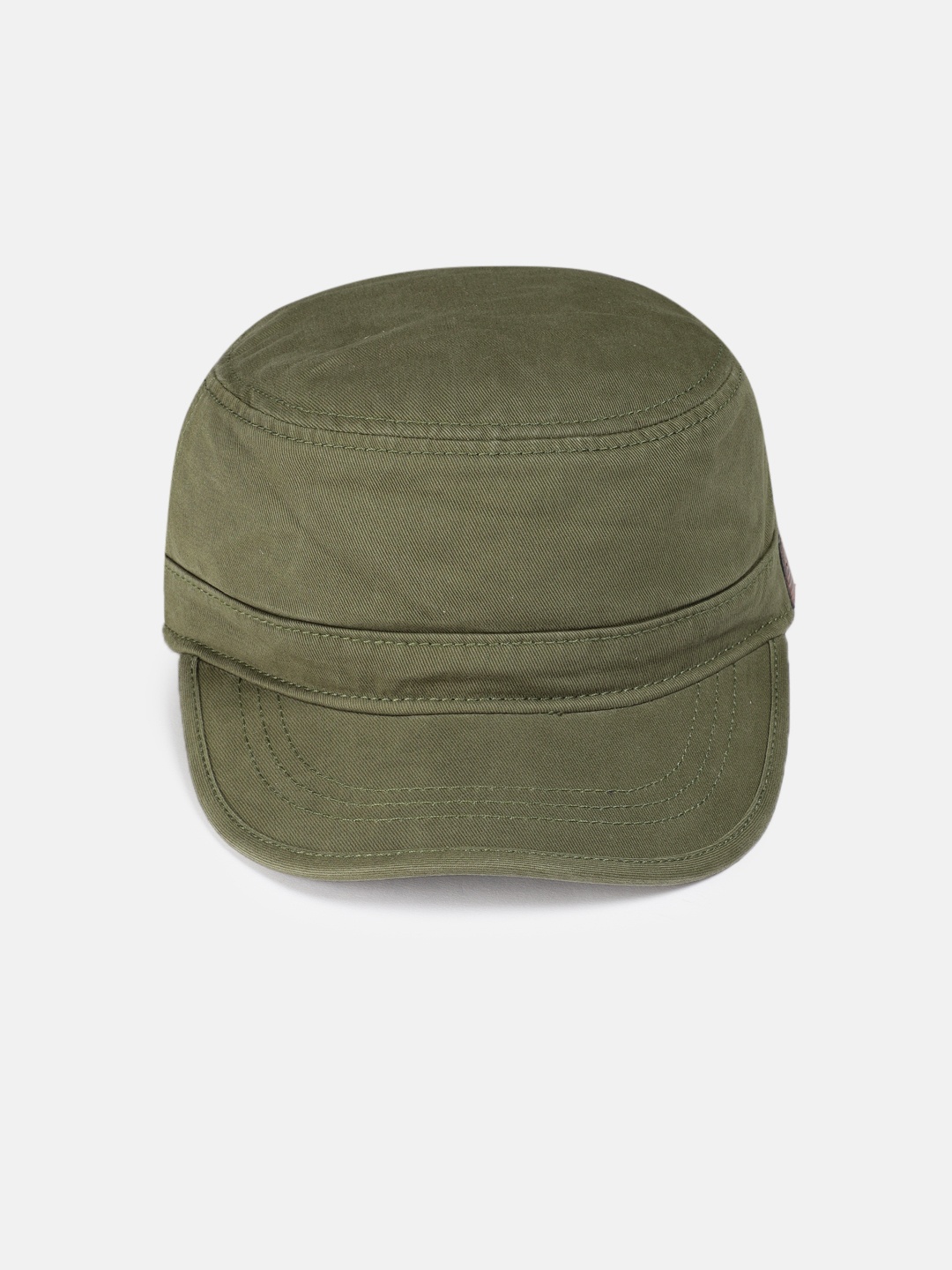 

Roadster Unisex Olive Green Solid Baseball Cap