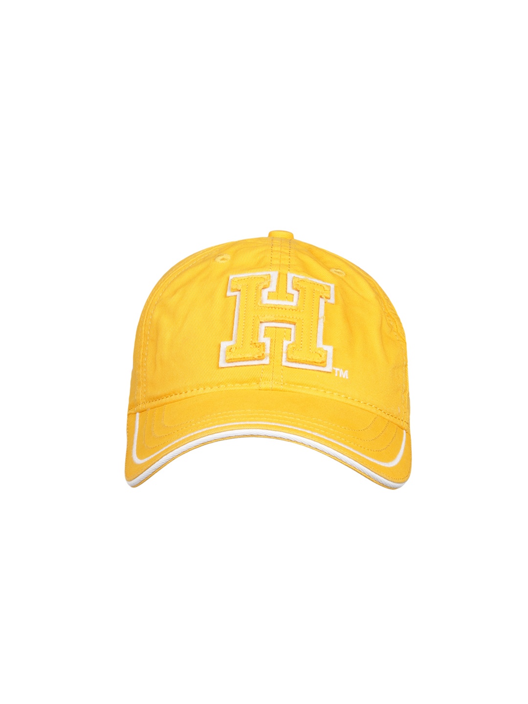 

Harvard Unisex Yellow Solid Baseball Cap