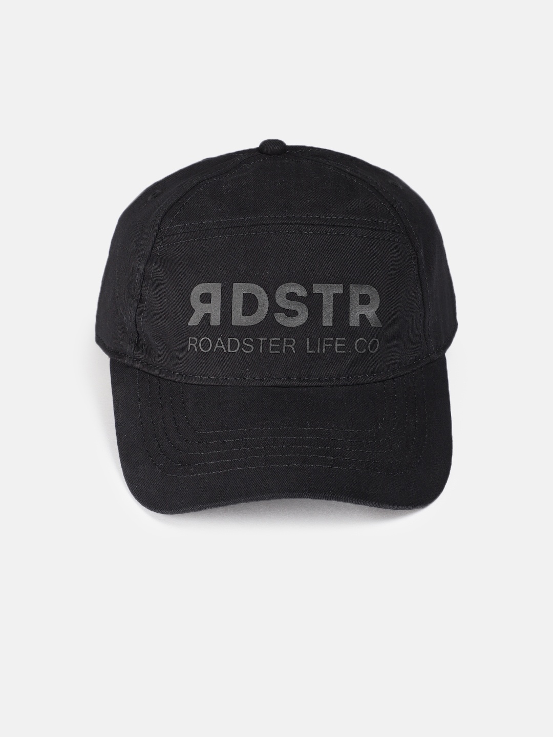 

Roadster Unisex Black Printed Baseball Cap