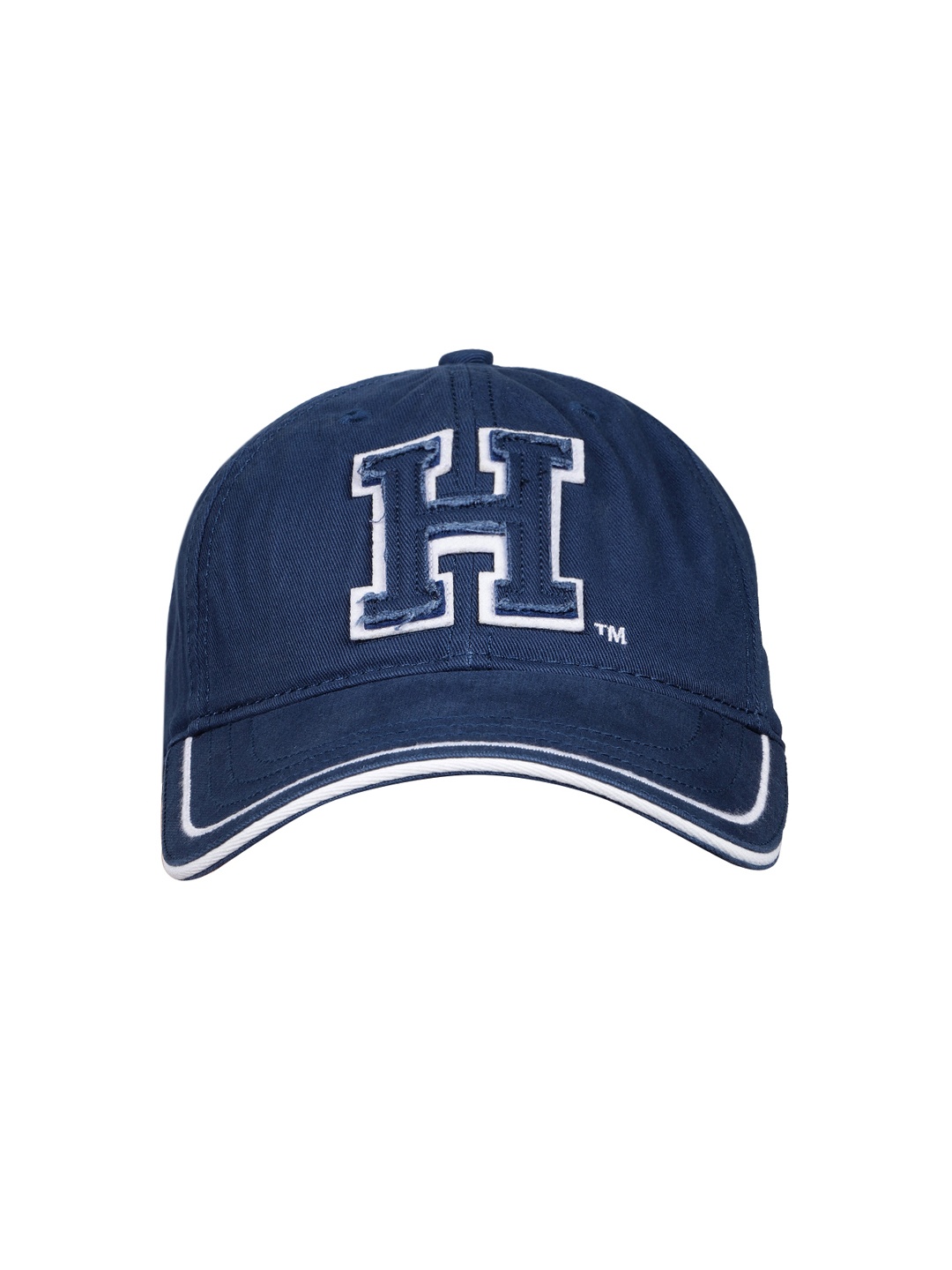 

Harvard Unisex Blue Solid Baseball Cap
