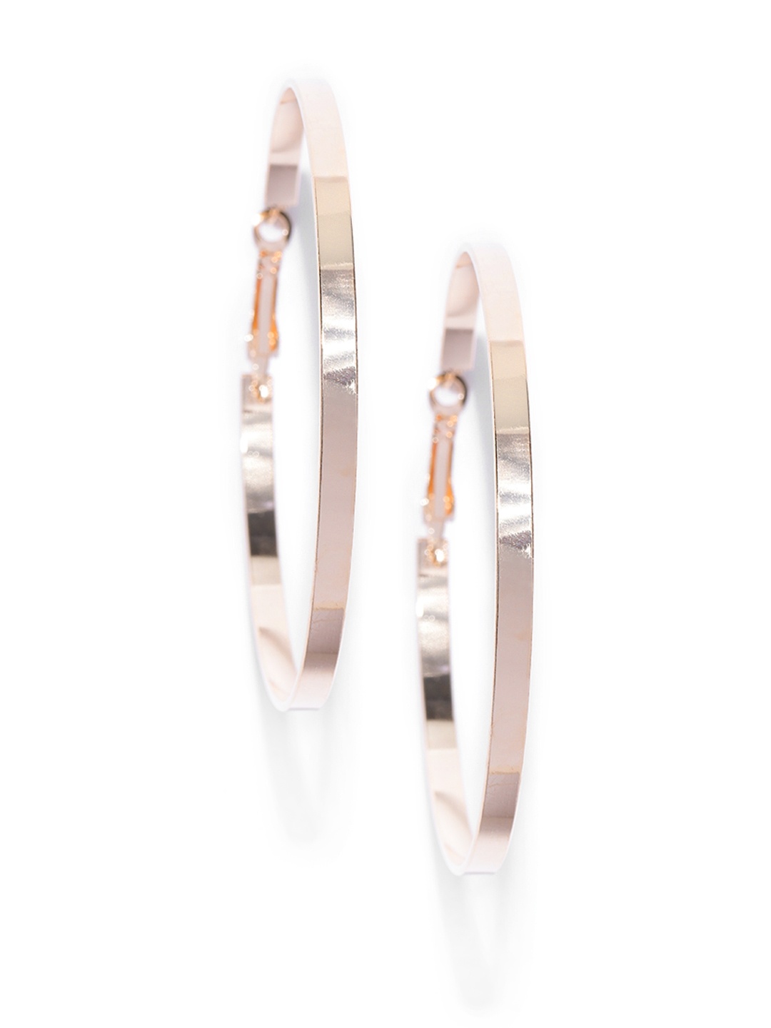

Jewels Galaxy Gold-Plated Handcrafted Circular Hoop Earrings