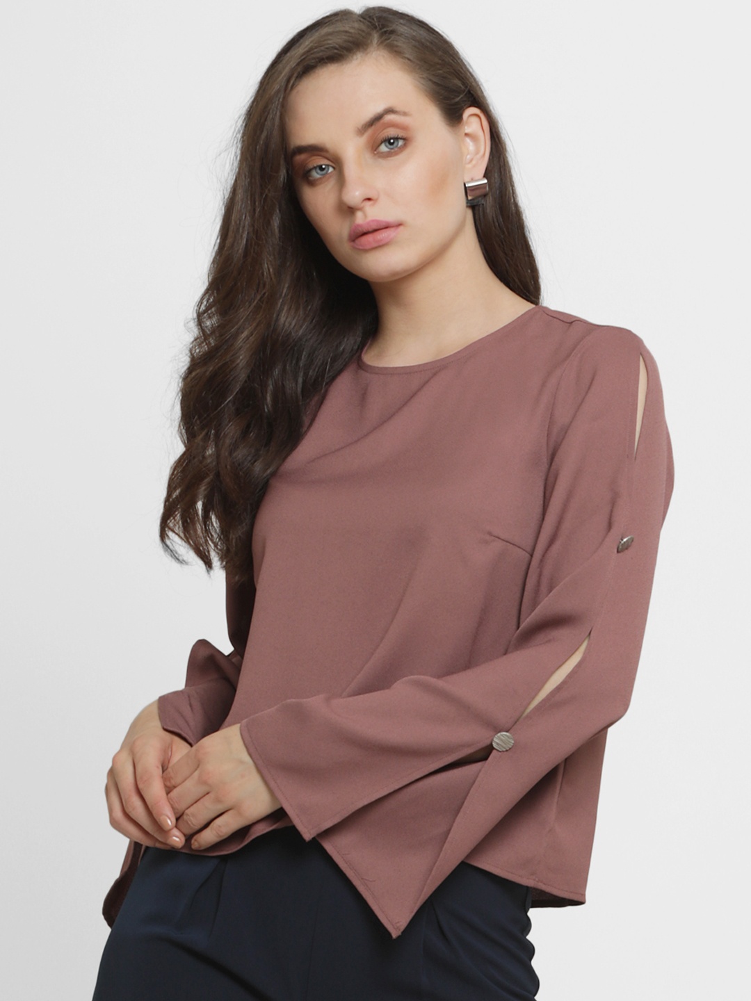 

Kazo Women Brown Solid Top