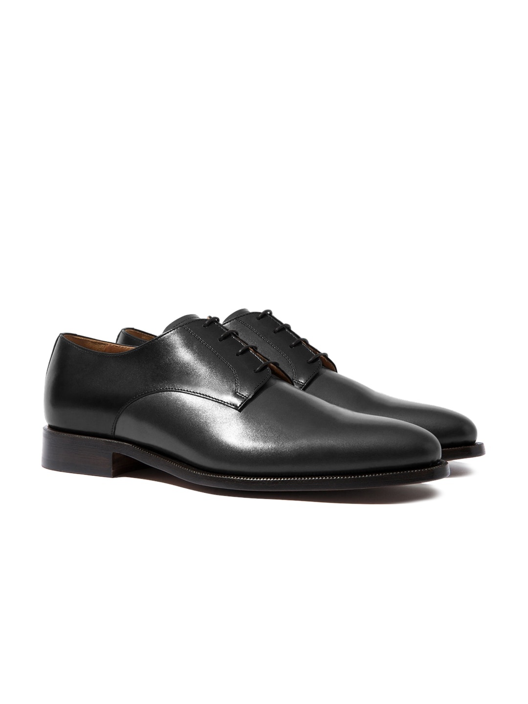 

Rapawalk Black & Grey Handcrafted Standard Width Leather Derbys