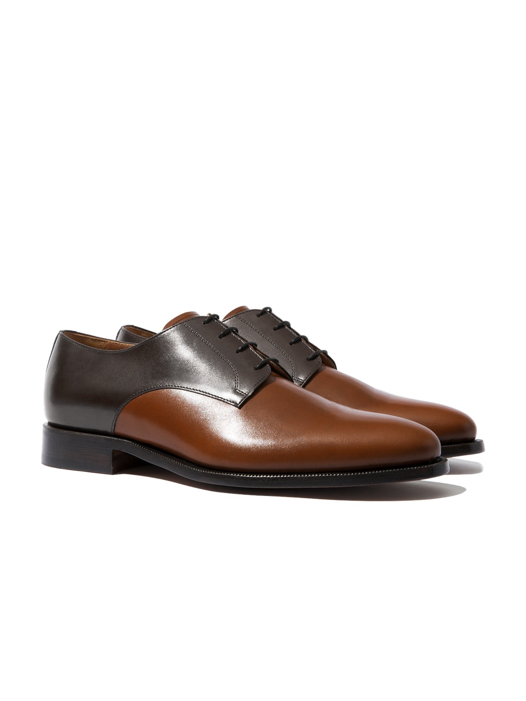 

Rapawalk Brown & Tan Handcrafted Standard Width Leather Derbys