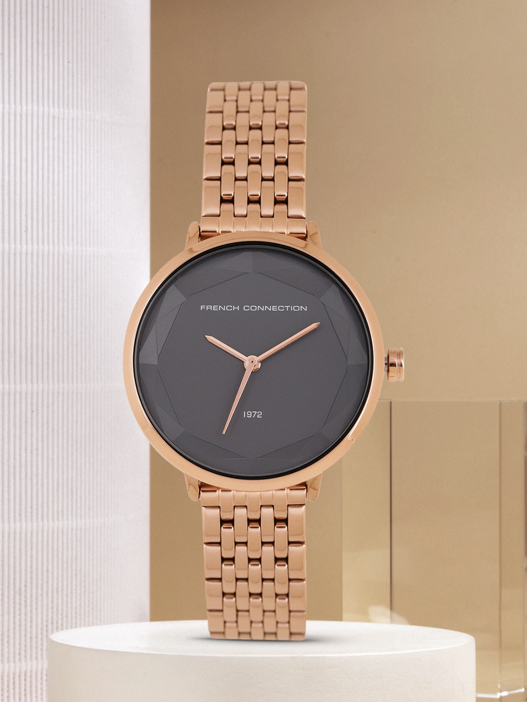 

French Connection Women Charcoal Analogue Watch FC1317RGM_OR1