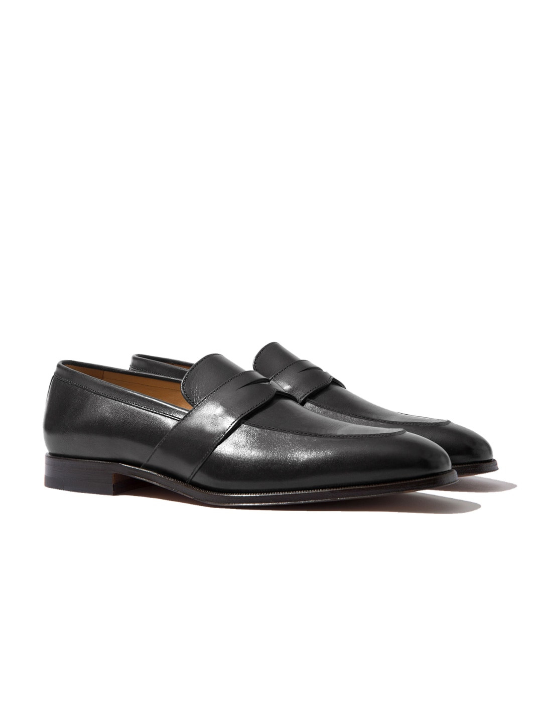

Rapawalk Grey Handcrafted Standard Width Leather Slipons