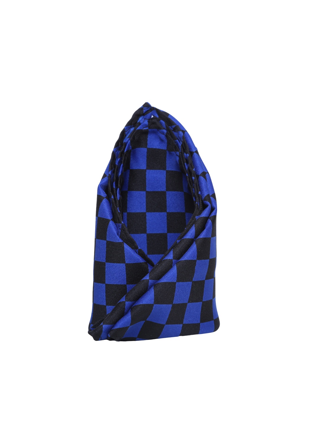 

Tossido Men Blue and Black Printed Pocket Square