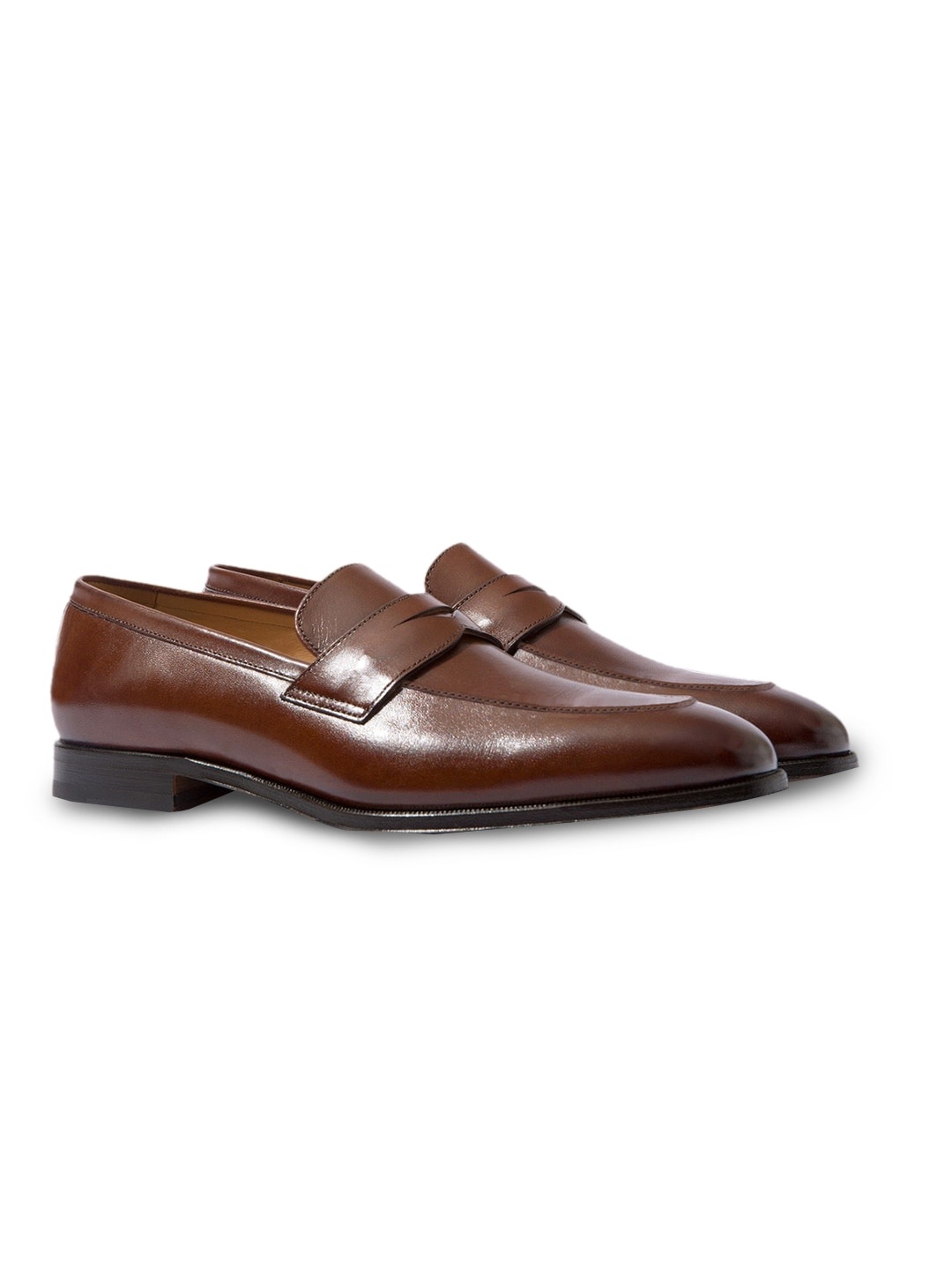 

Rapawalk Tan Handcrafted Standard Width Leather Slipons