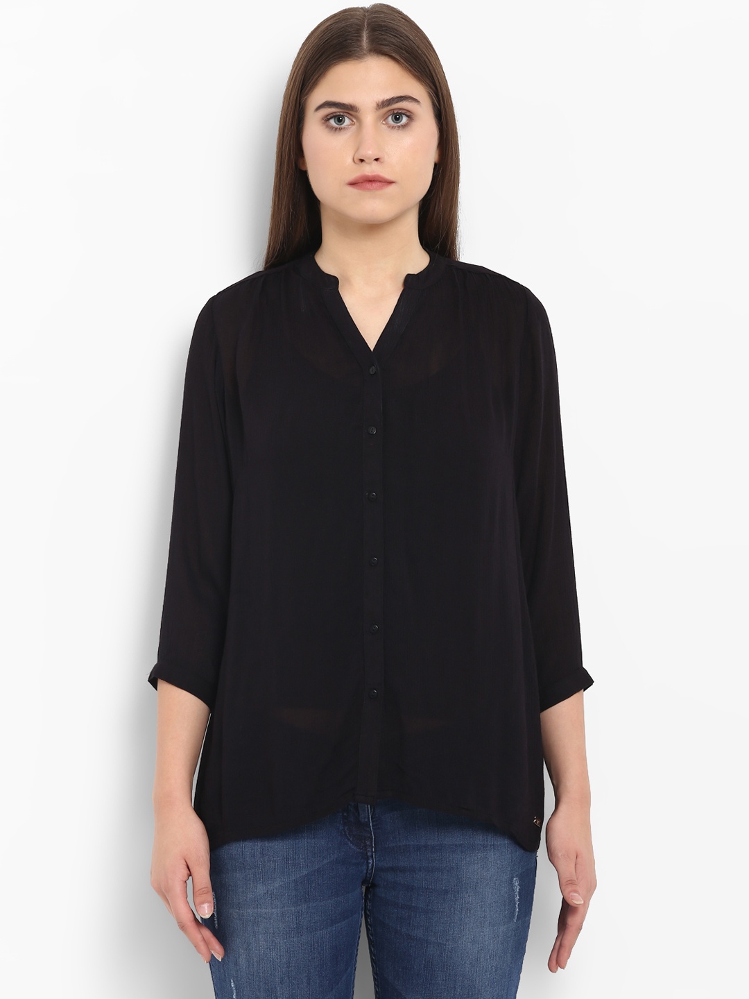 

Park Avenue Women Black Solid Top