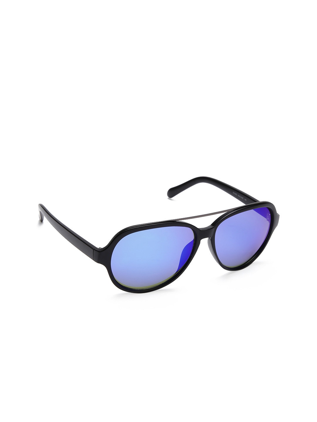 

Flying Machine Men Oval Sunglasses FMAE0217, Blue
