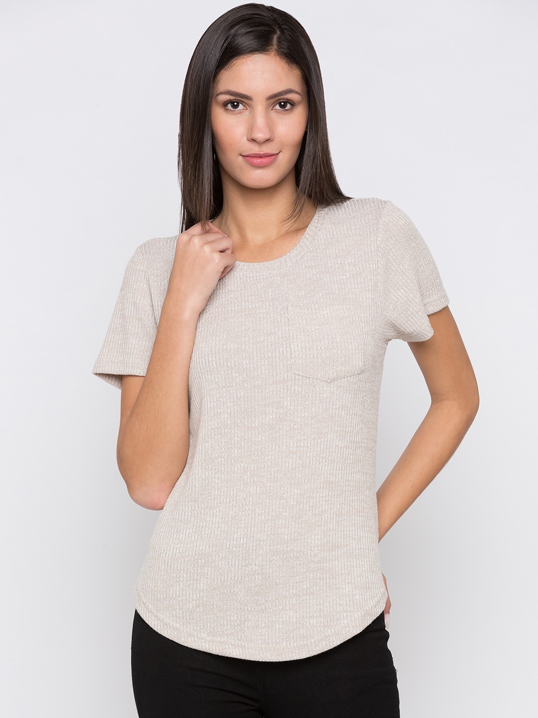 

Globus Women Beige Solid Top