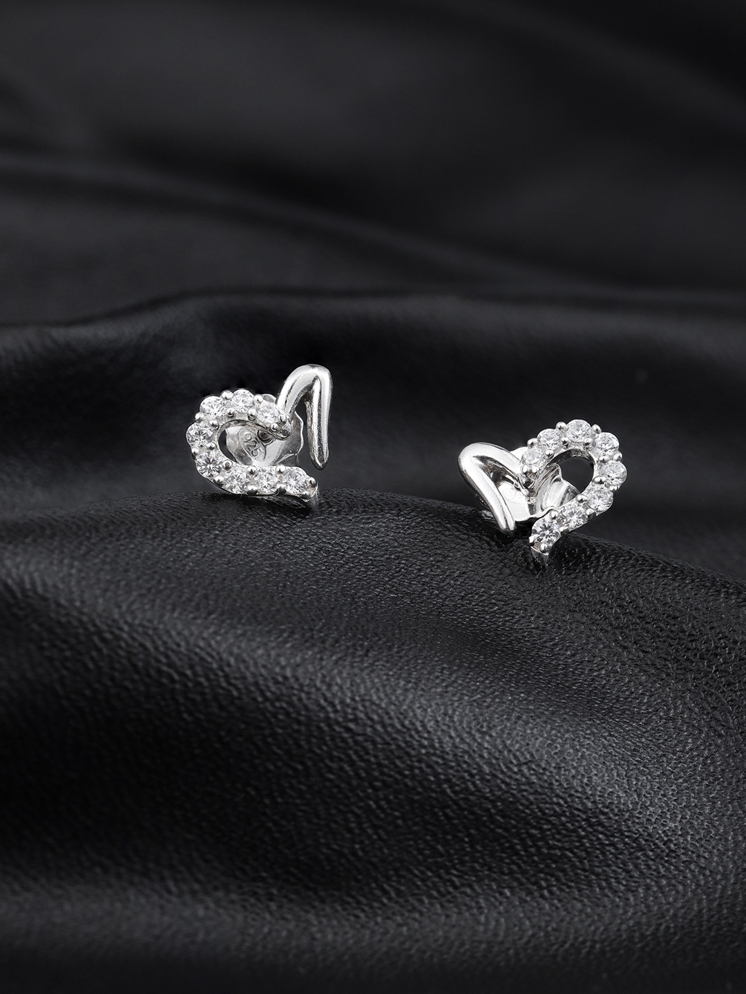 

Carlton London 925 Sterling Silver Stone-Studs With Rhodium Plating