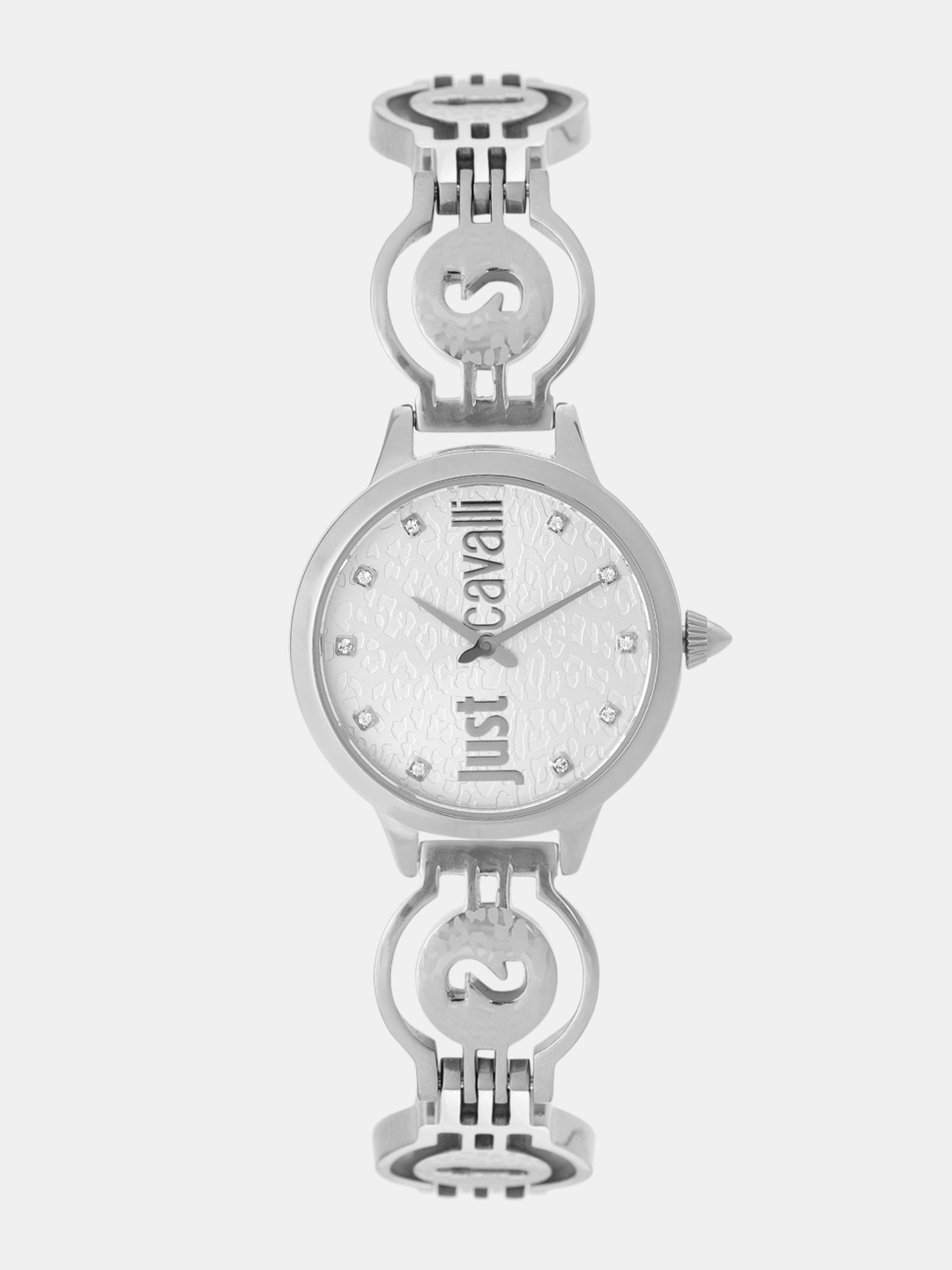 

Just Cavalli Women Silver-Toned Analogue Watch JC1L028M0015