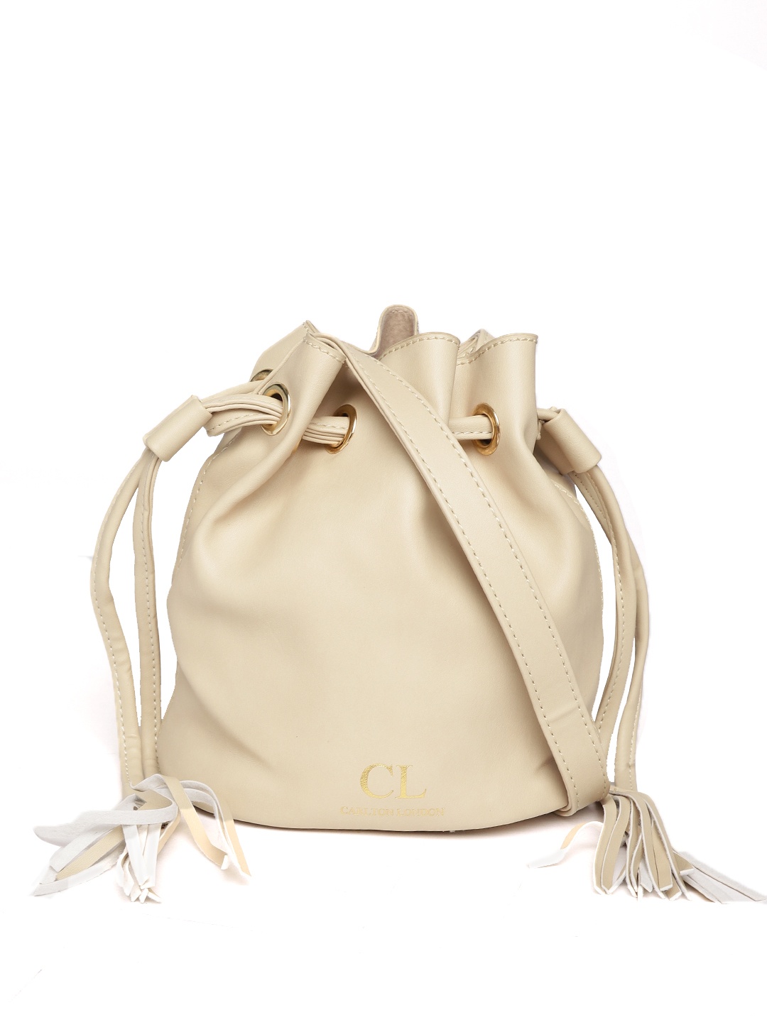 

Carlton London Beige Solid Sling Bag