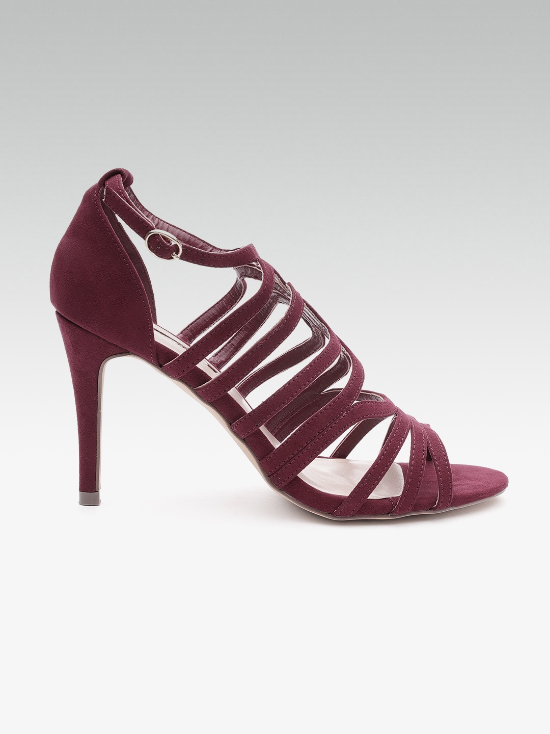 

DOROTHY PERKINS Women Maroon Solid Heels