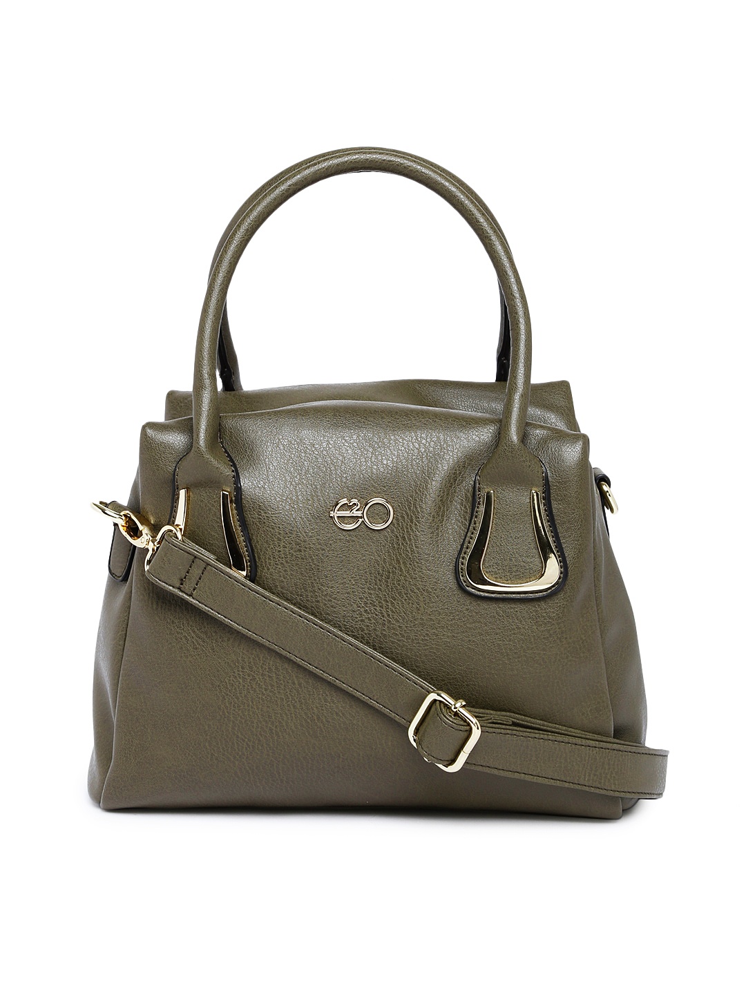 

E2O Olive Green Solid Handheld Bag