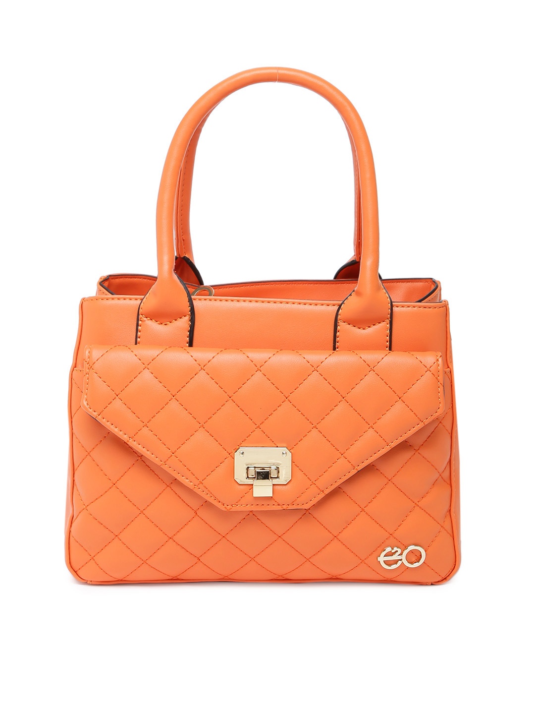 

E2O Orange Solid Handbag