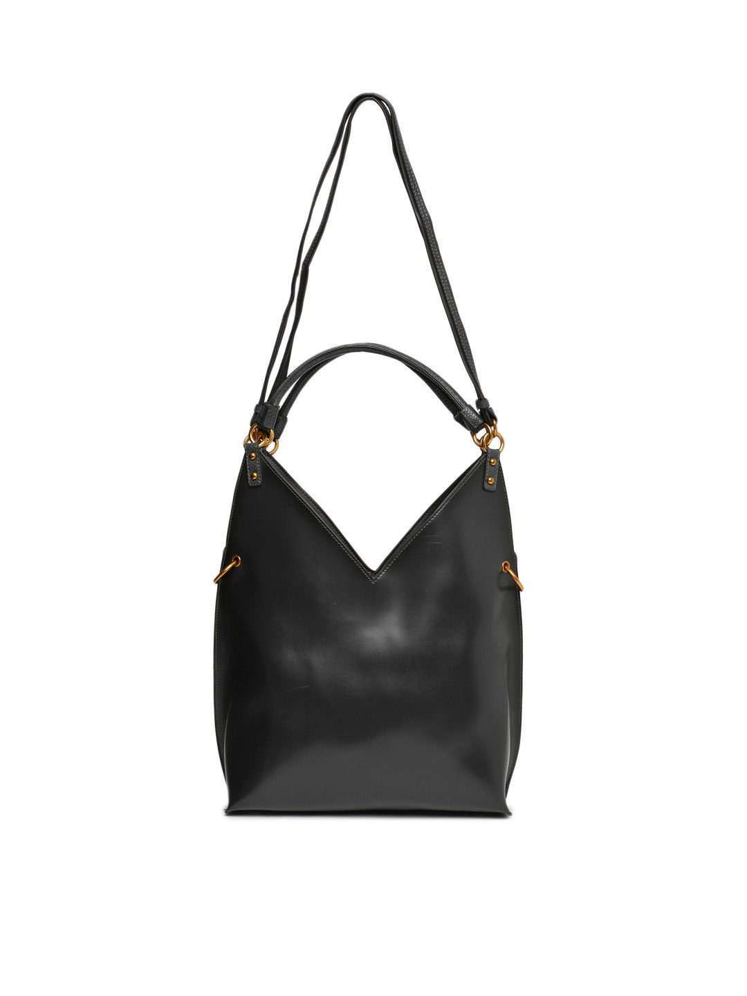 

Inc 5 Black Solid Shoulder Bag