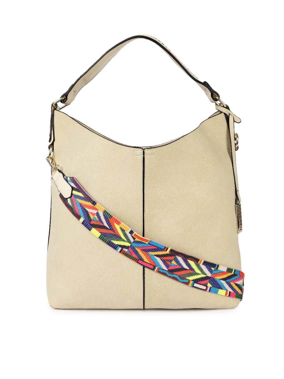 

Inc 5 Beige Solid Hobo Bag