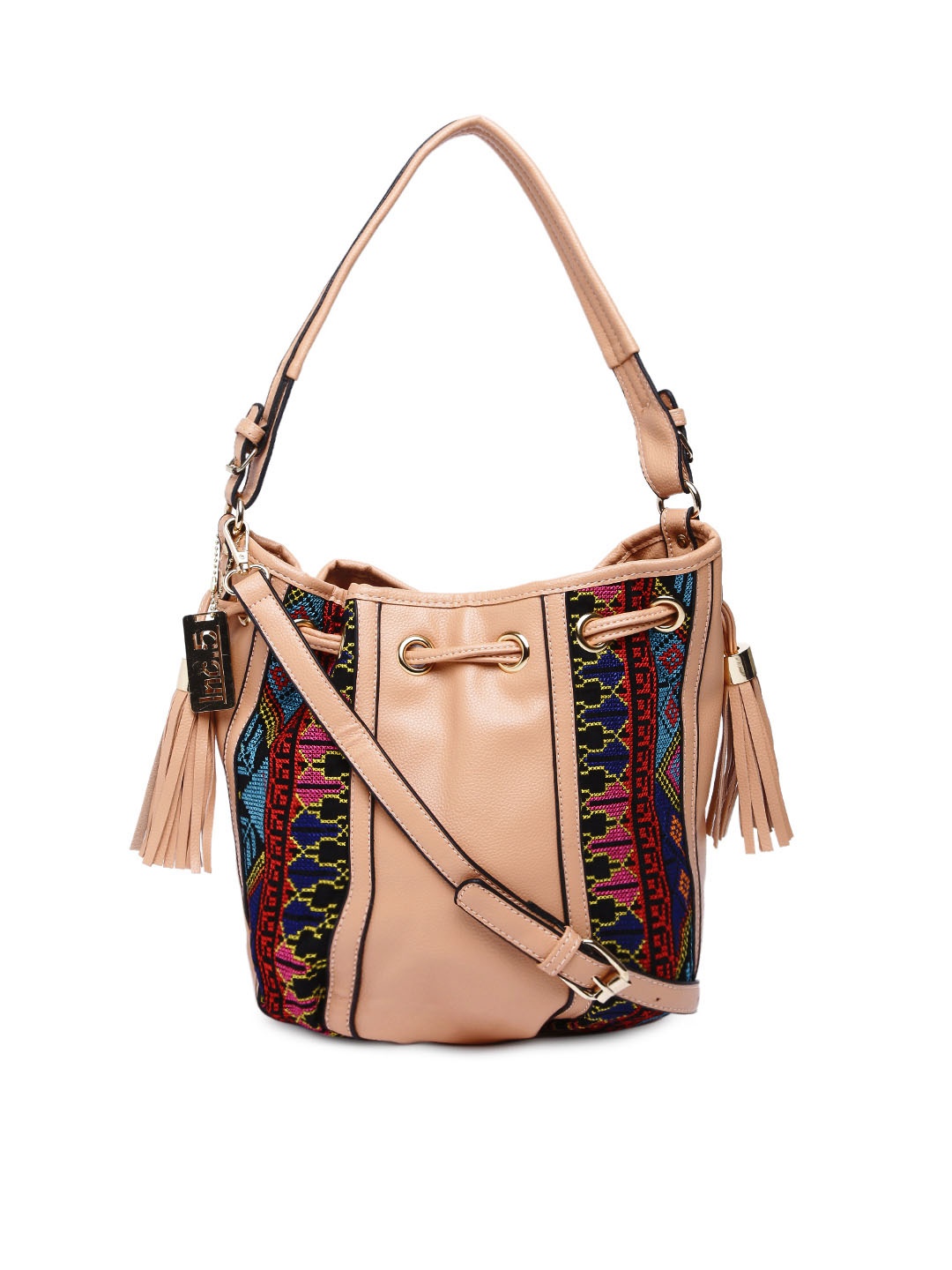 

Inc 5 Pink Solid Hobo Bag