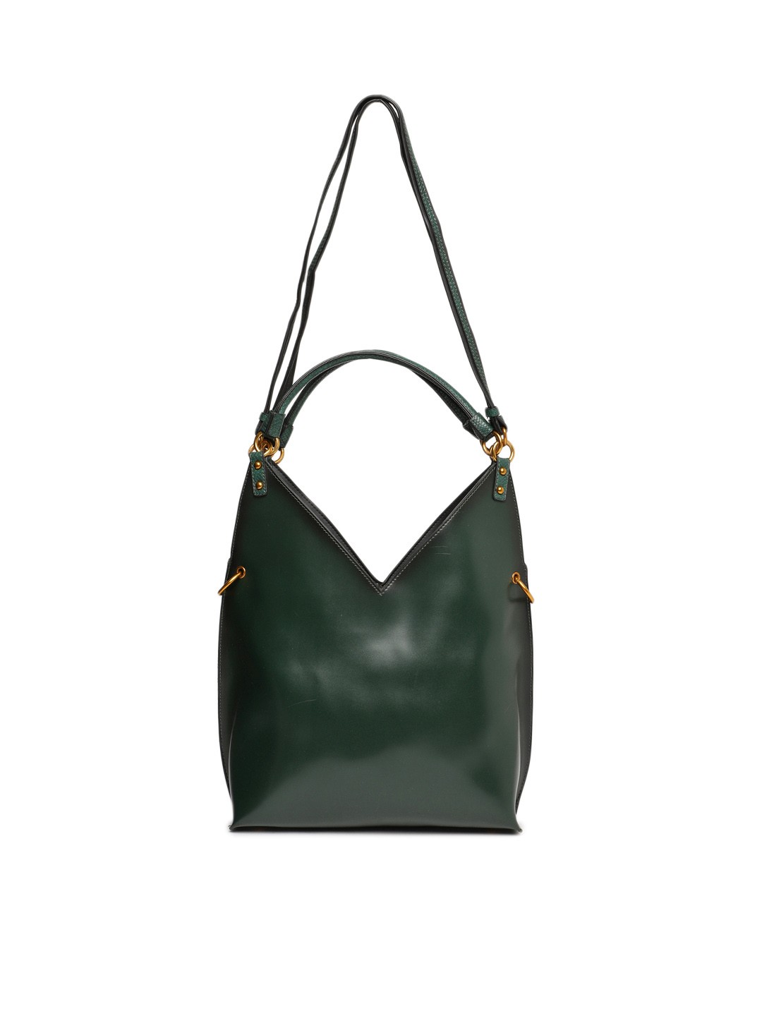 

Inc 5 Green Solid Shoulder Bag