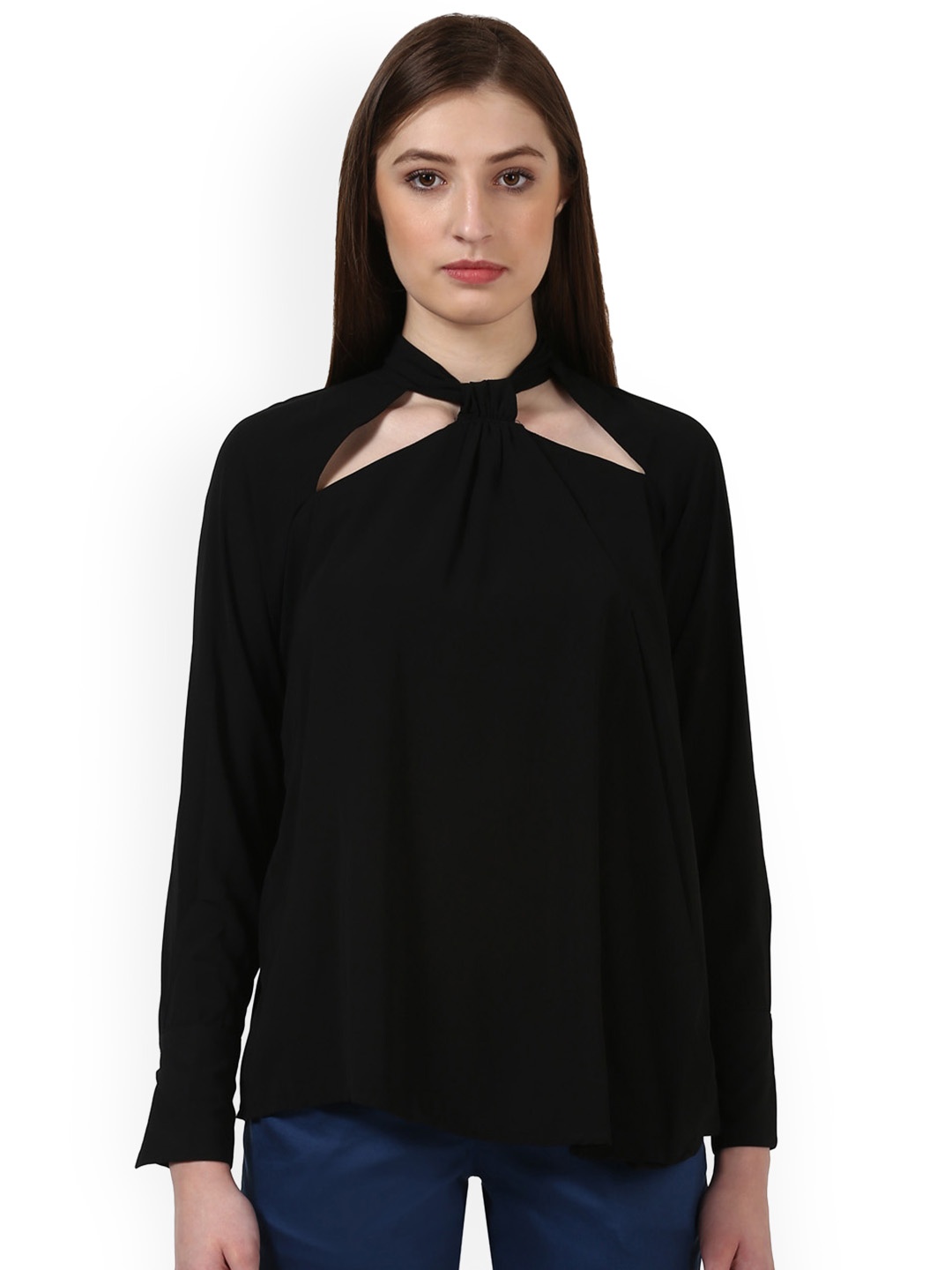 

Park Avenue Women Black Solid Top