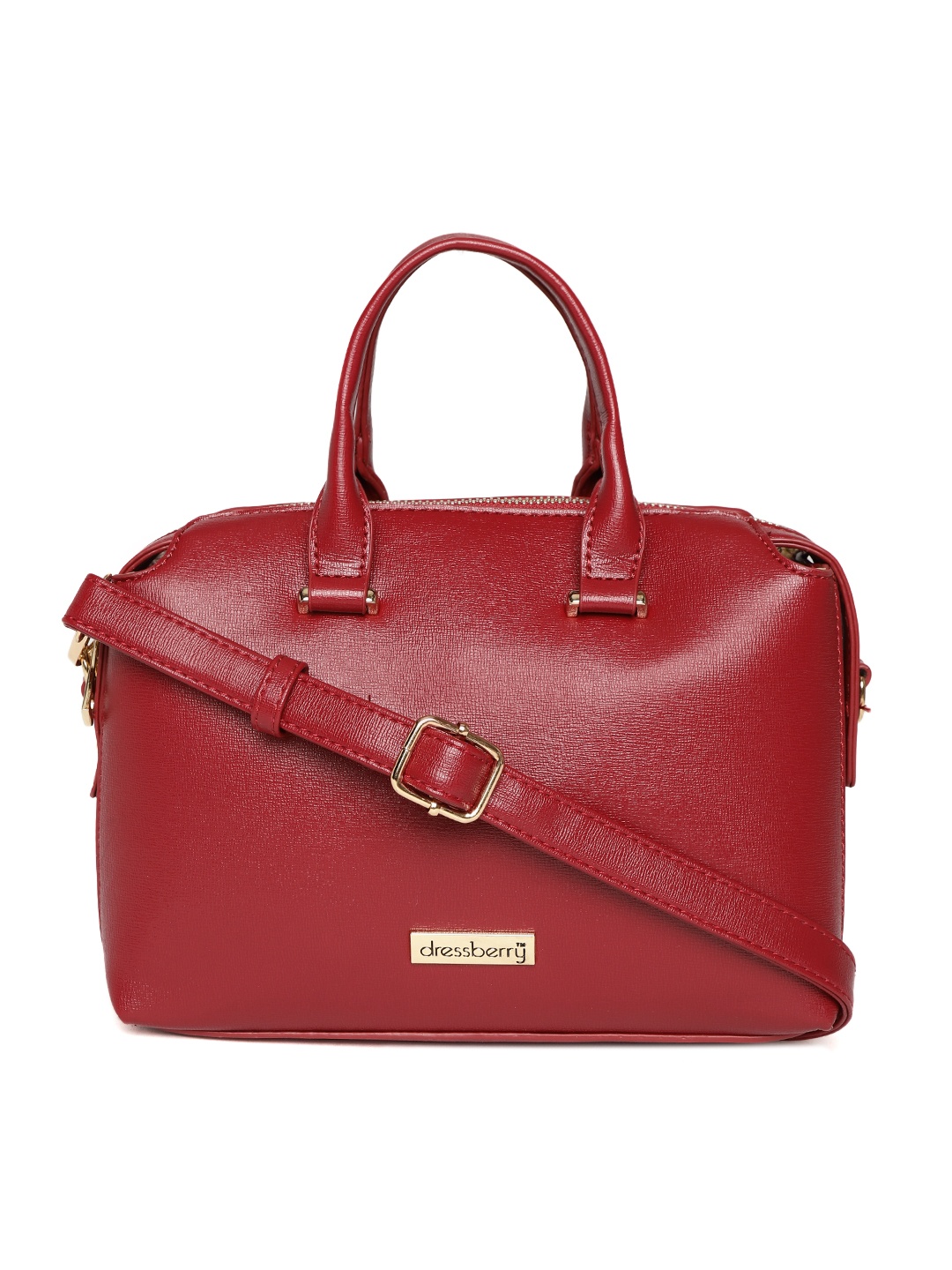 

DressBerry Red Solid Handheld Bag