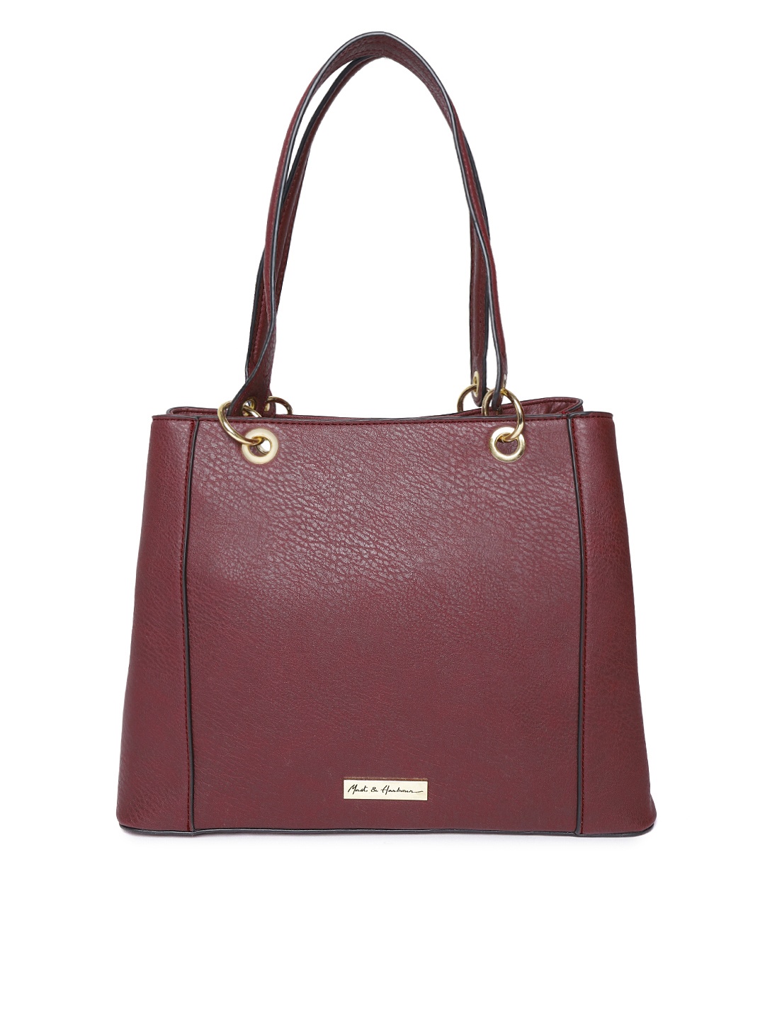 

Mast & Harbour Burgundy Solid Shoulder Bag