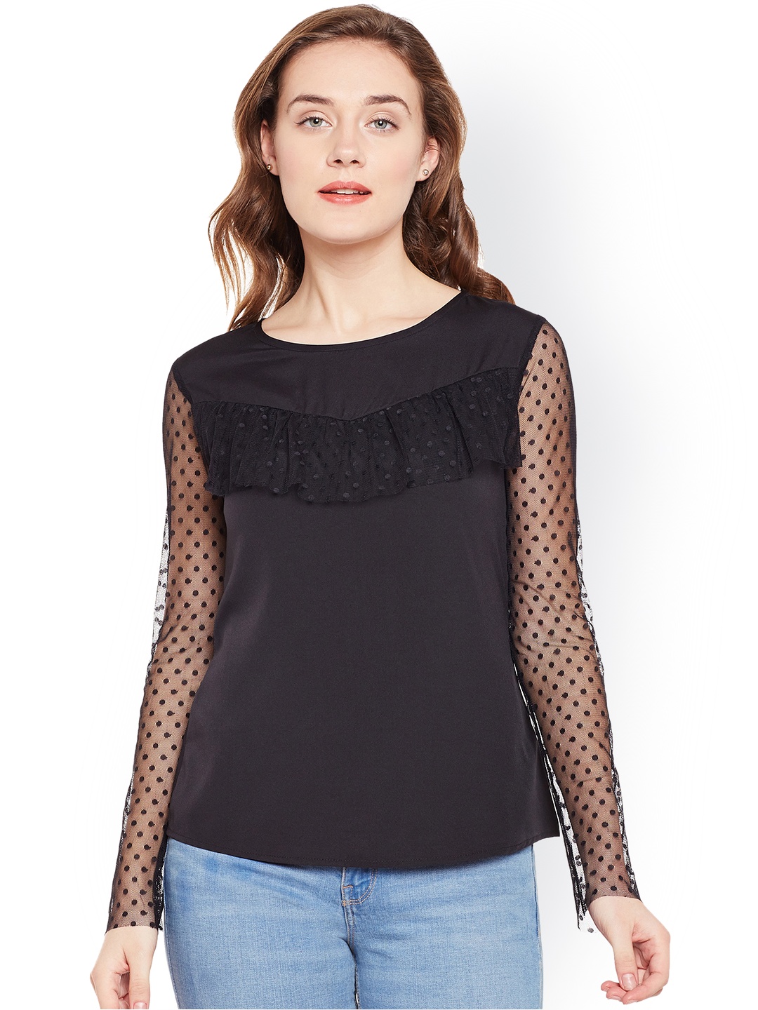 

Oxolloxo Women Black Solid Top