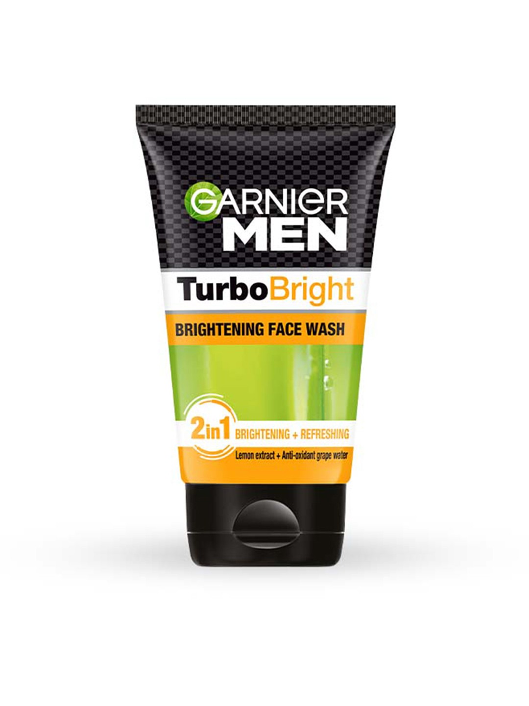 

Garnier Men Turbo Bright Anti-Dark Cells Brightening Face Wash - 100 g, Black
