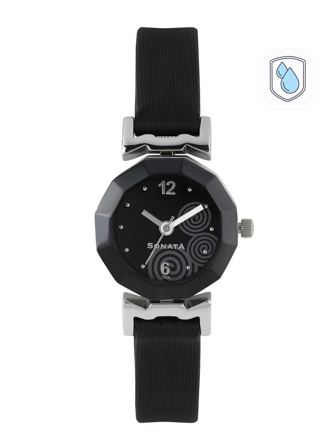 

Sonata Women Black Dial Watch NF8943SL03J