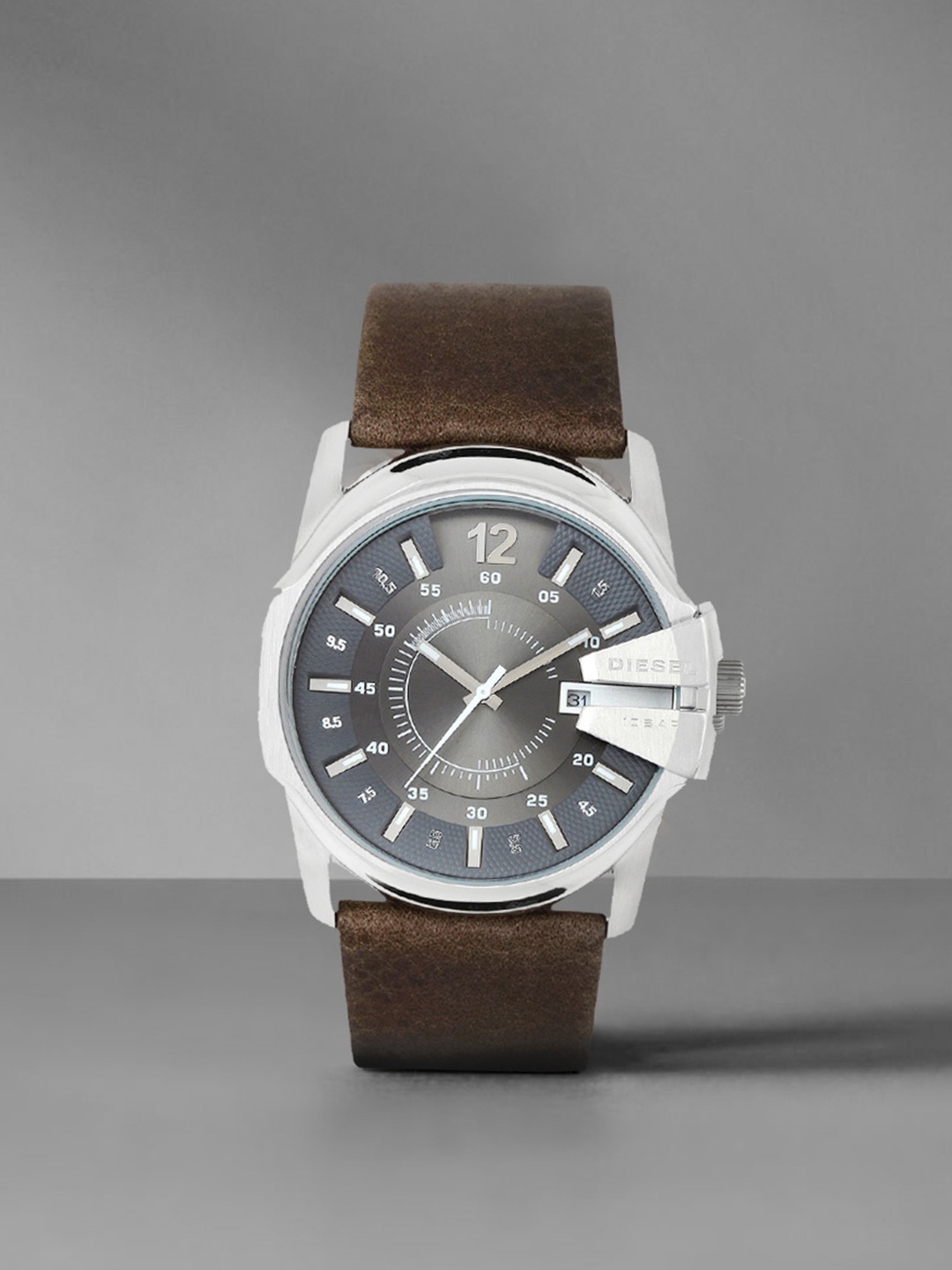 

DIESEL Men Gunmetal-Toned & Grey Dial Watch DZ1206, Metallic