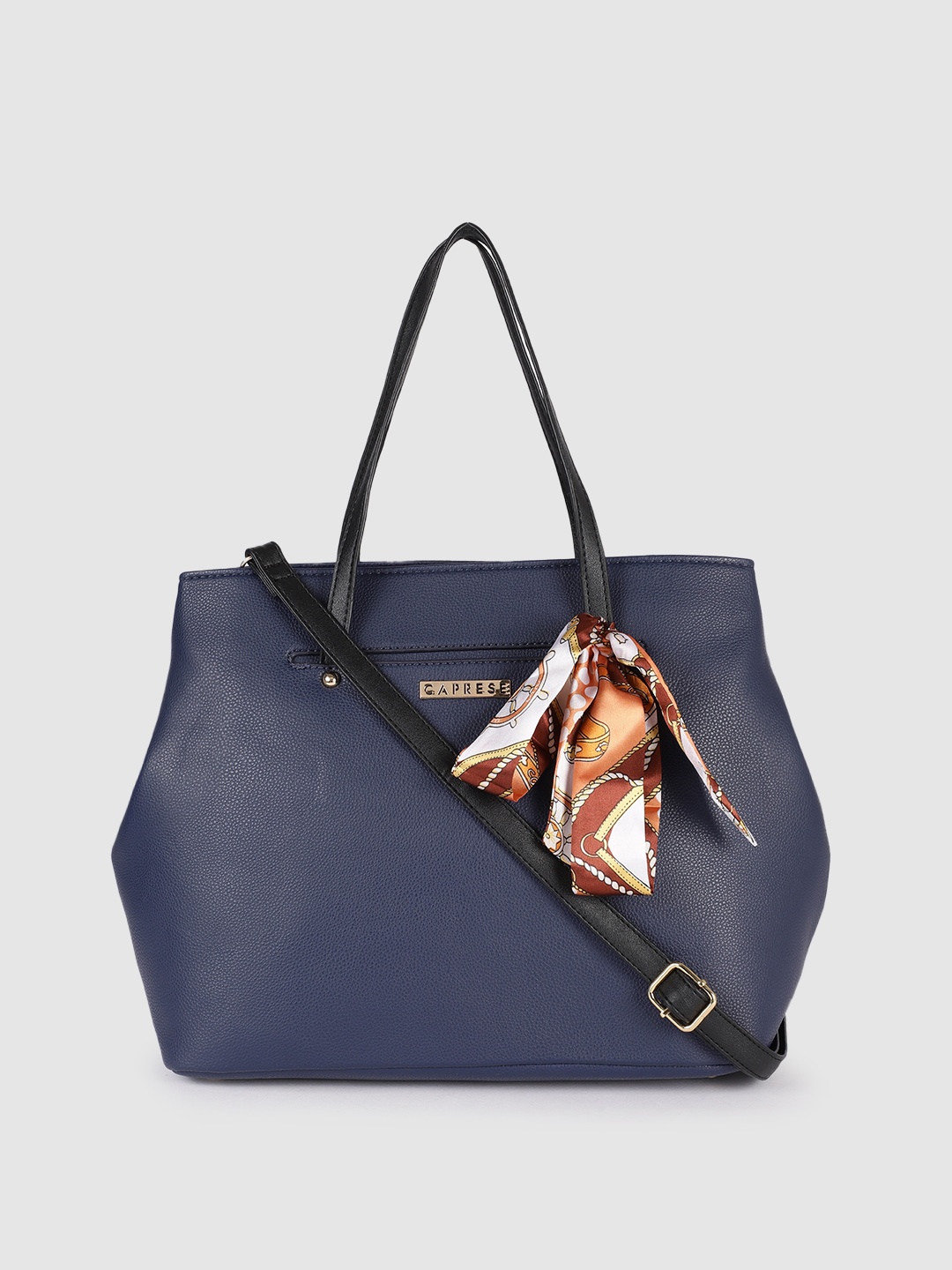 

Caprese Blue Solid Shoulder Bag