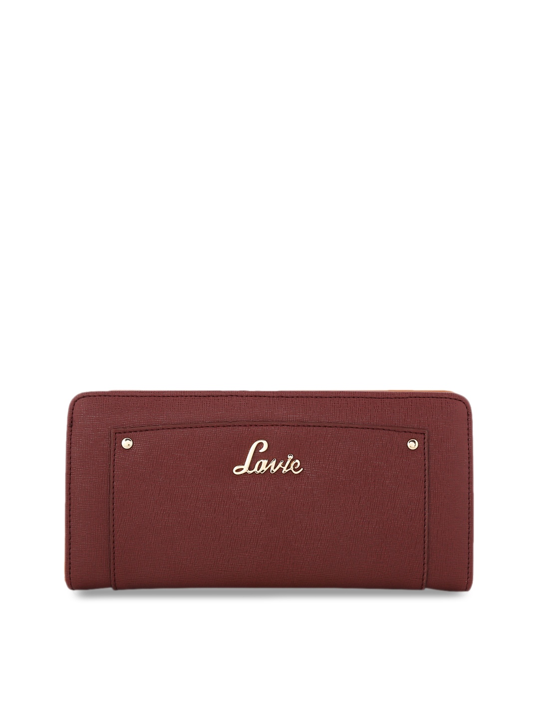 

Lavie Women Maroon Solid Two Fold Wallet