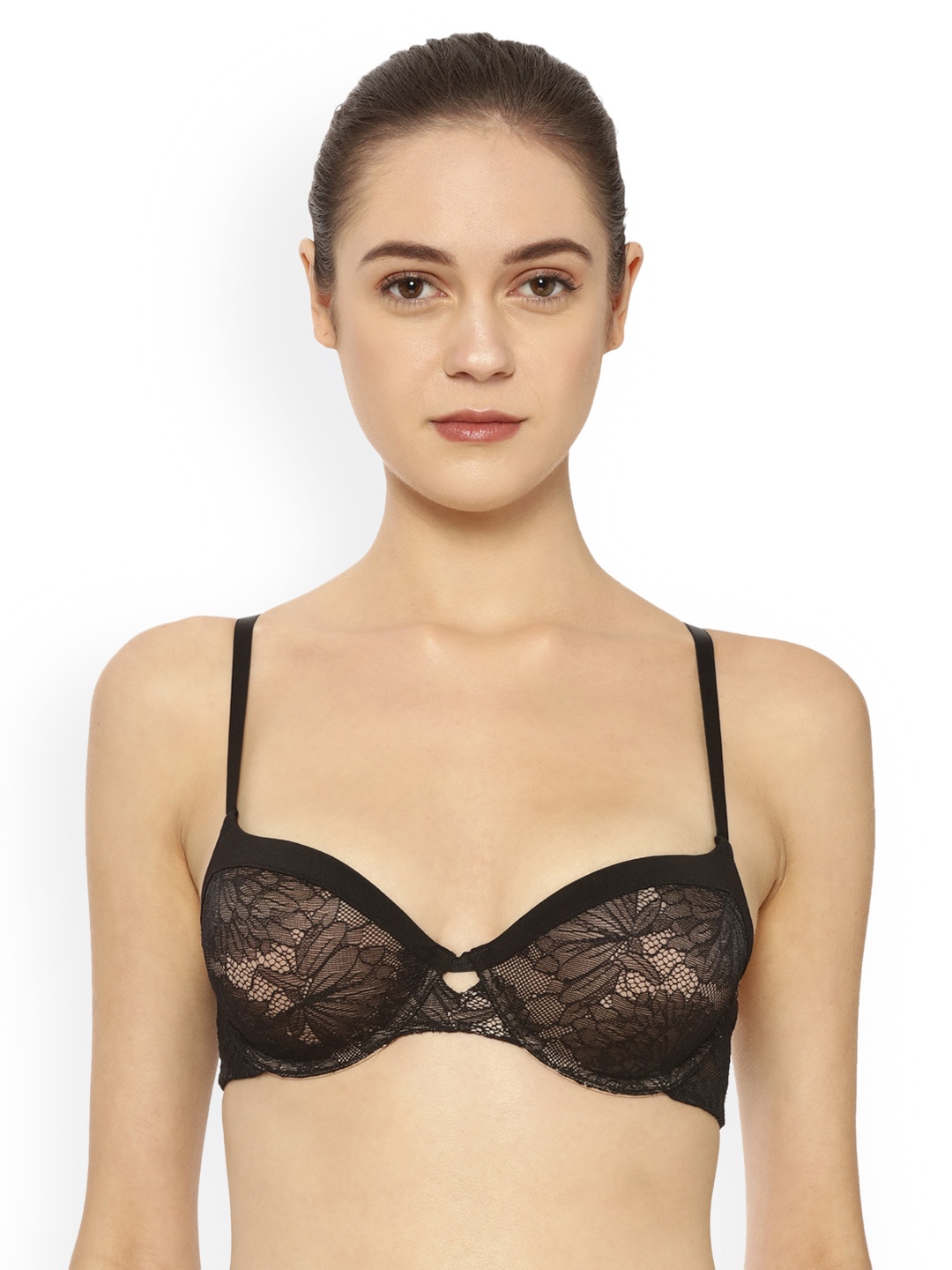 

Triumph Fashion 143 Modern Wired Padded Comfort T-Shirt Bra, Black