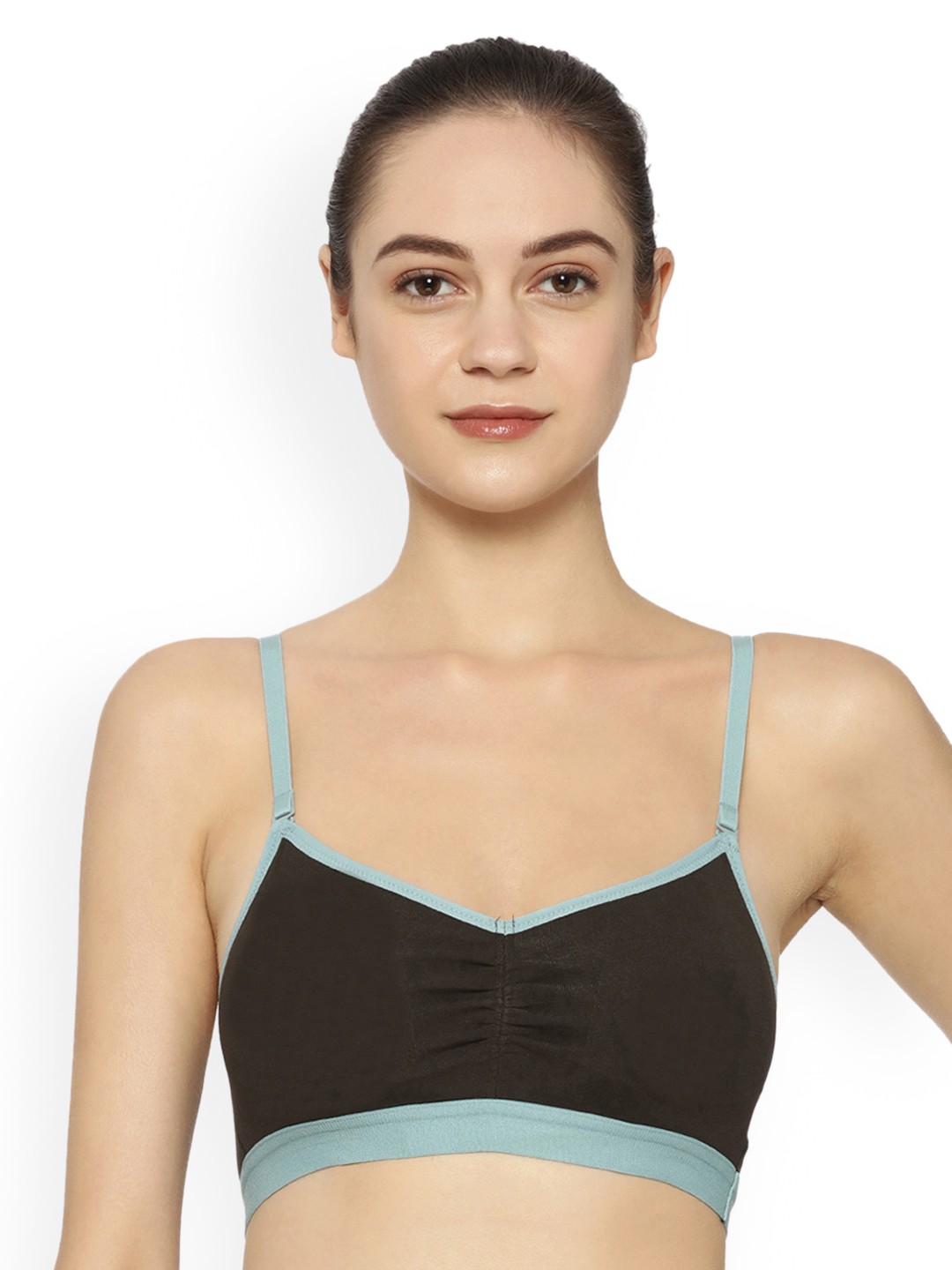 

Triumph Black Comfort 145 Top Padded Wireless Comfortable Extra Support Cotton Bra
