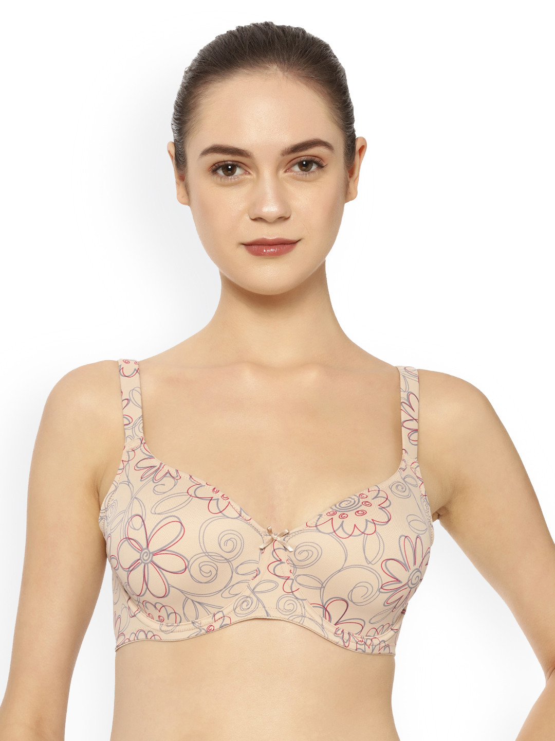

Triumph Minimizer 75 Support Wired Non Padded Comfortable High Support Big-Cup Bra, Beige