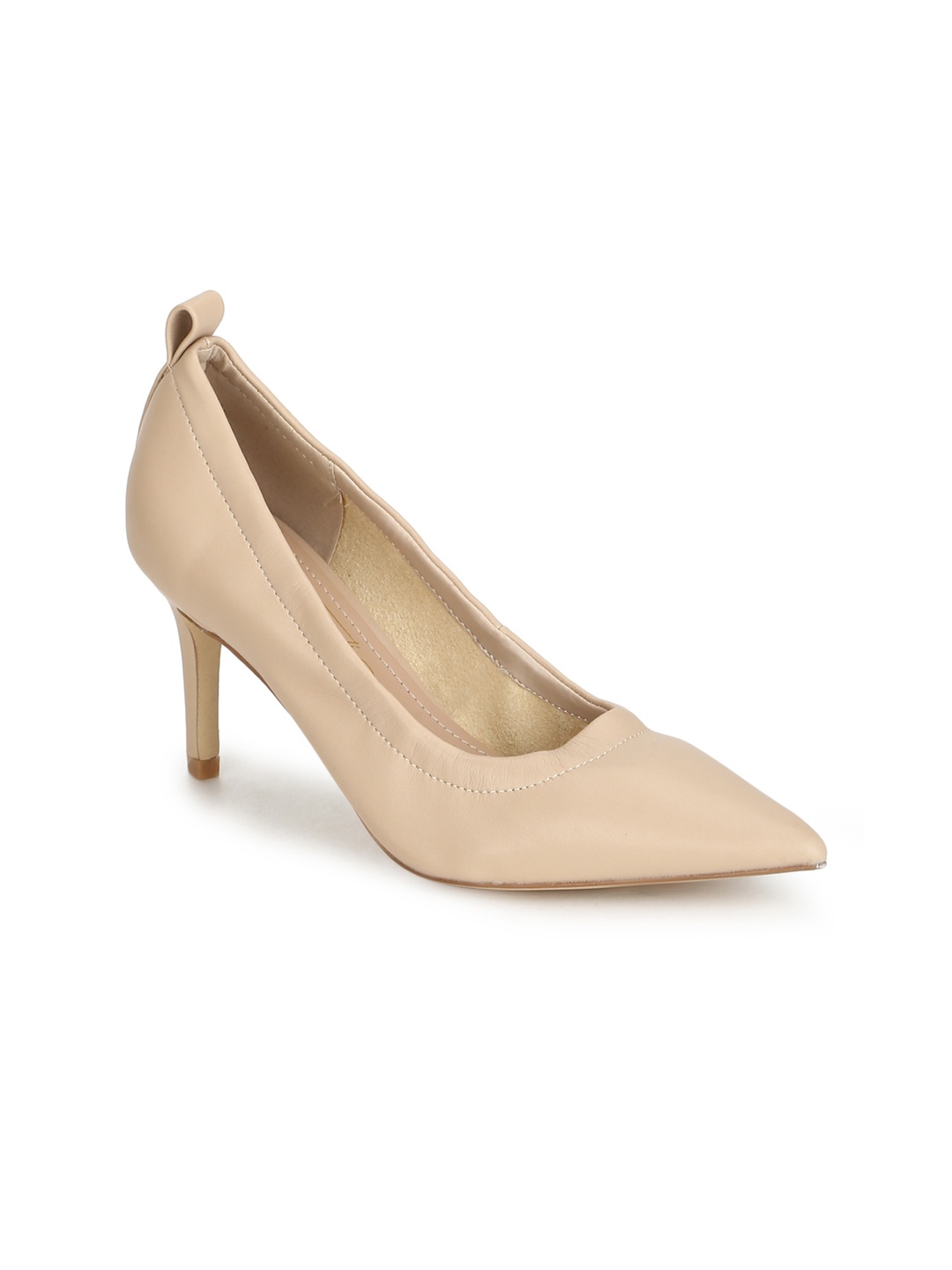 

Truffle Collection Women Beige Solid Pumps