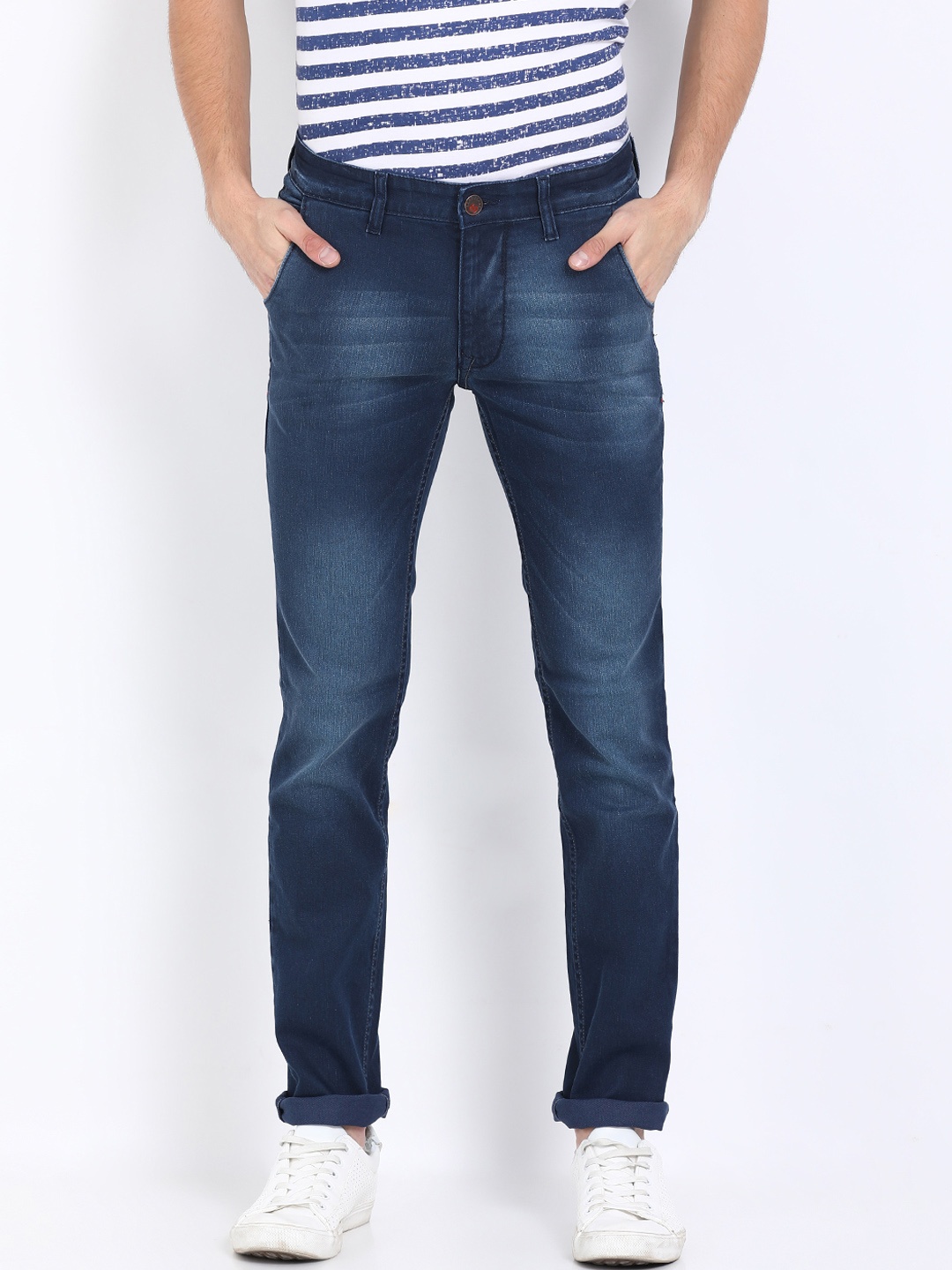 

Llak Jeans Men Blue Skinny Fit Mid-Rise Clean Look Stretchable Jeans
