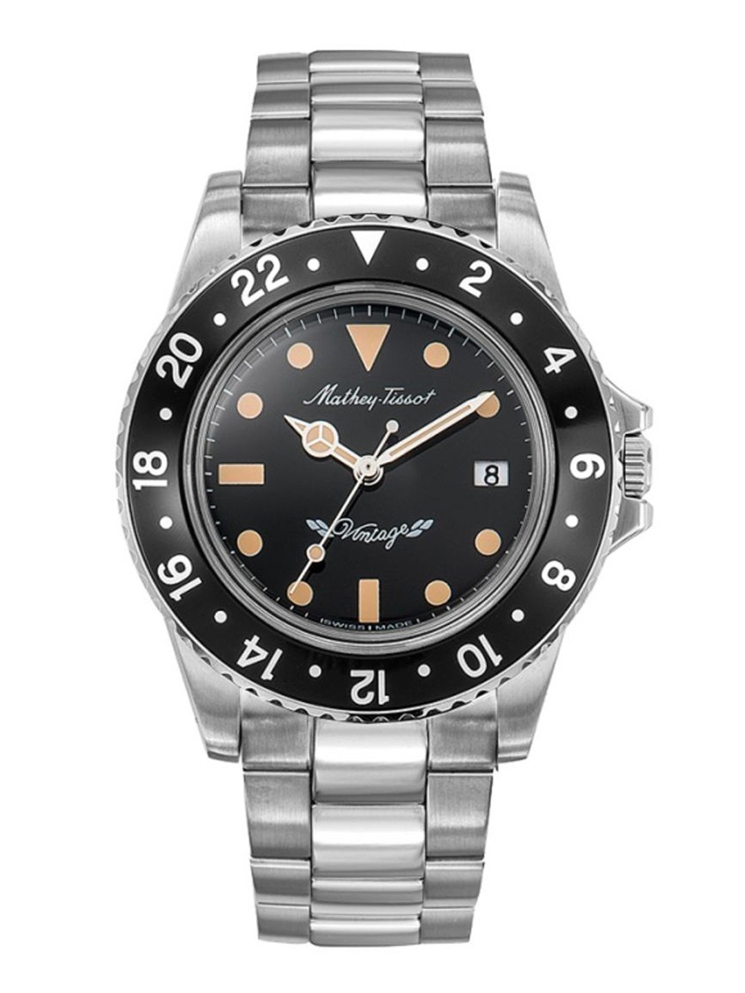 

Mathey-Tissot Rolly Vintage Men Black Automatic Watch H900AN