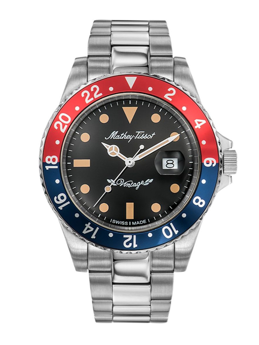 

Mathey-Tissot Rolly Vintage Men Black Automatic Watch H900AR