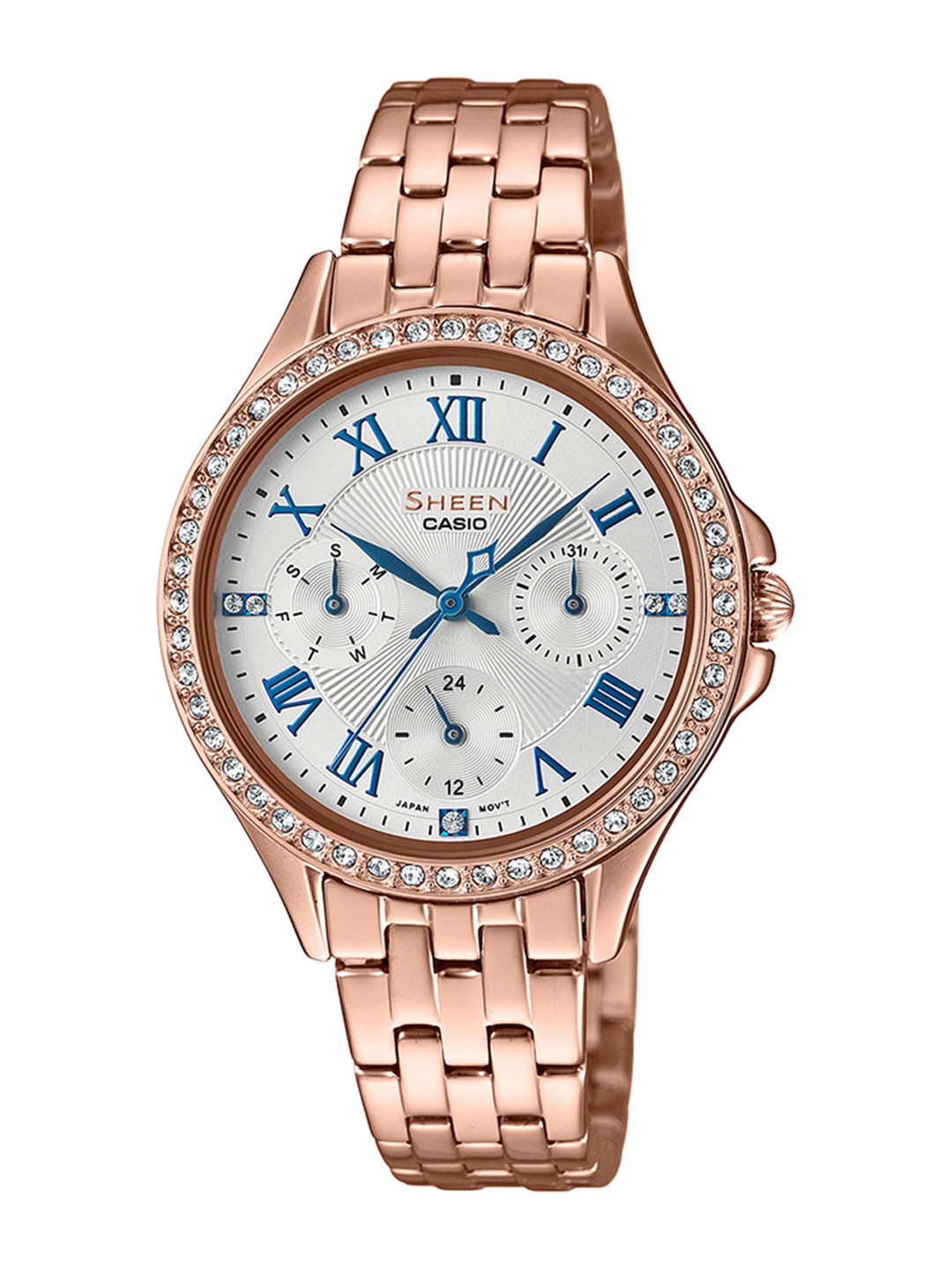 

CASIO Sheen Women Silver Multi-Dial Watch SHE-3062PG-7AUDF - SX218