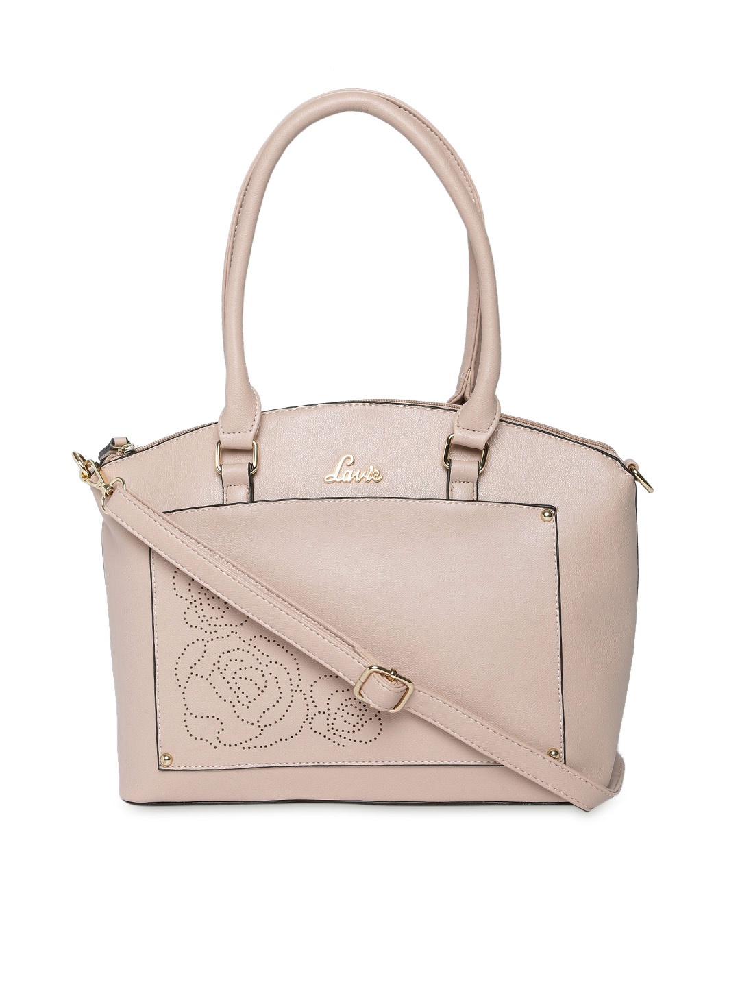 

Lavie Pink Solid Shoulder Bag